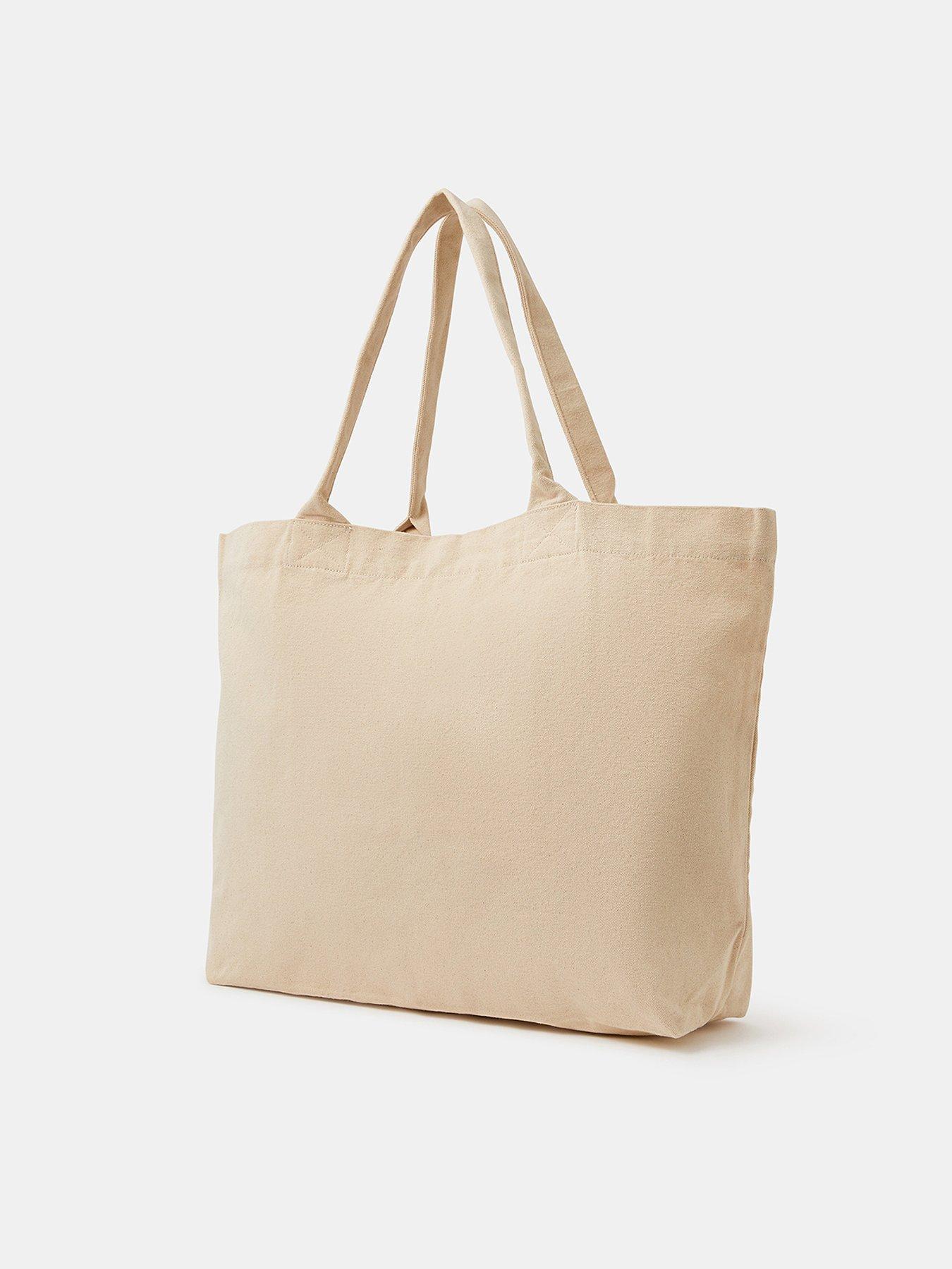Image 3 of 5 of Accessorize Strawberry Embellished Shopper Bag