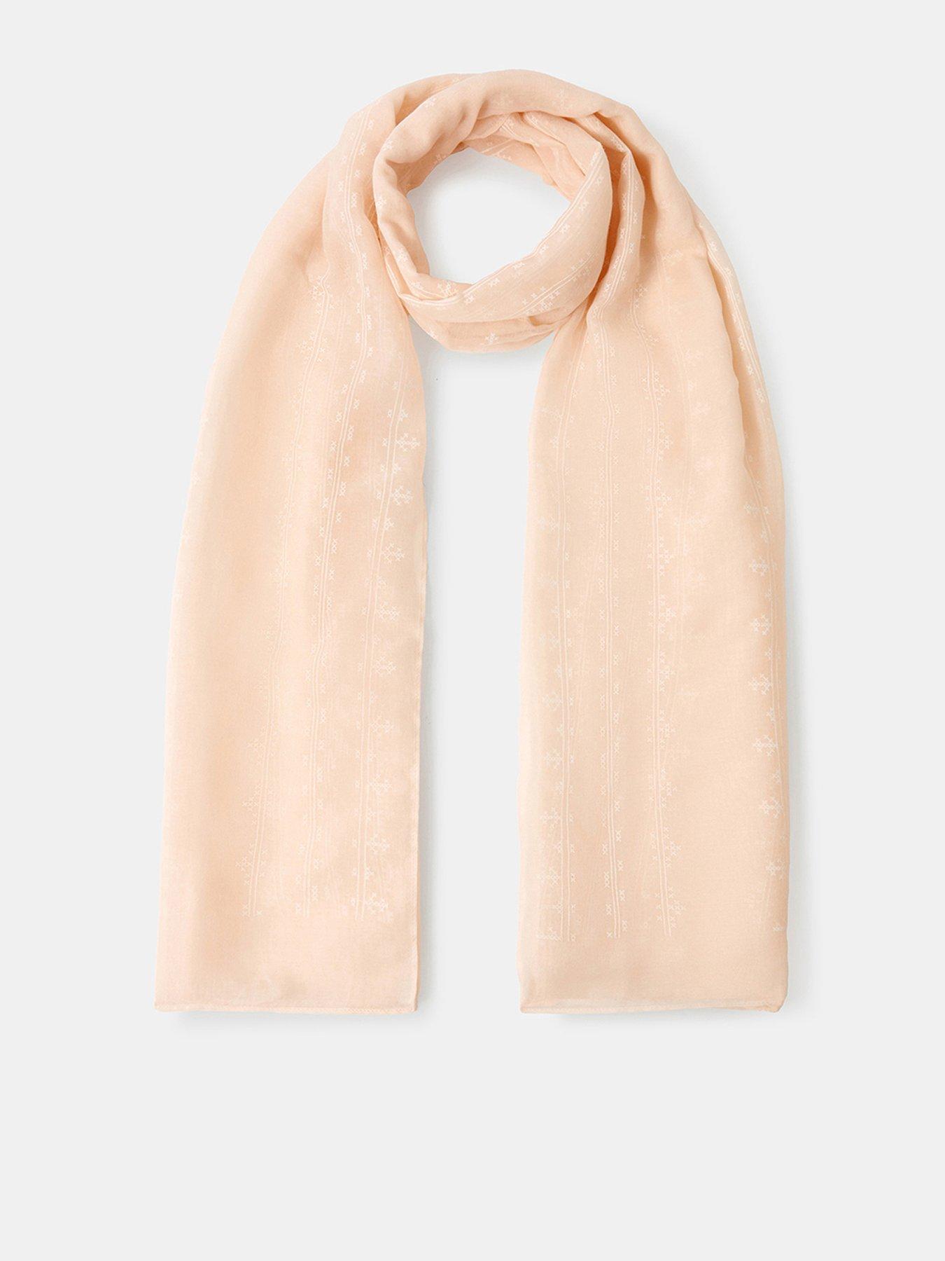 Accessorize Stitch Detail Lightweight Scarf