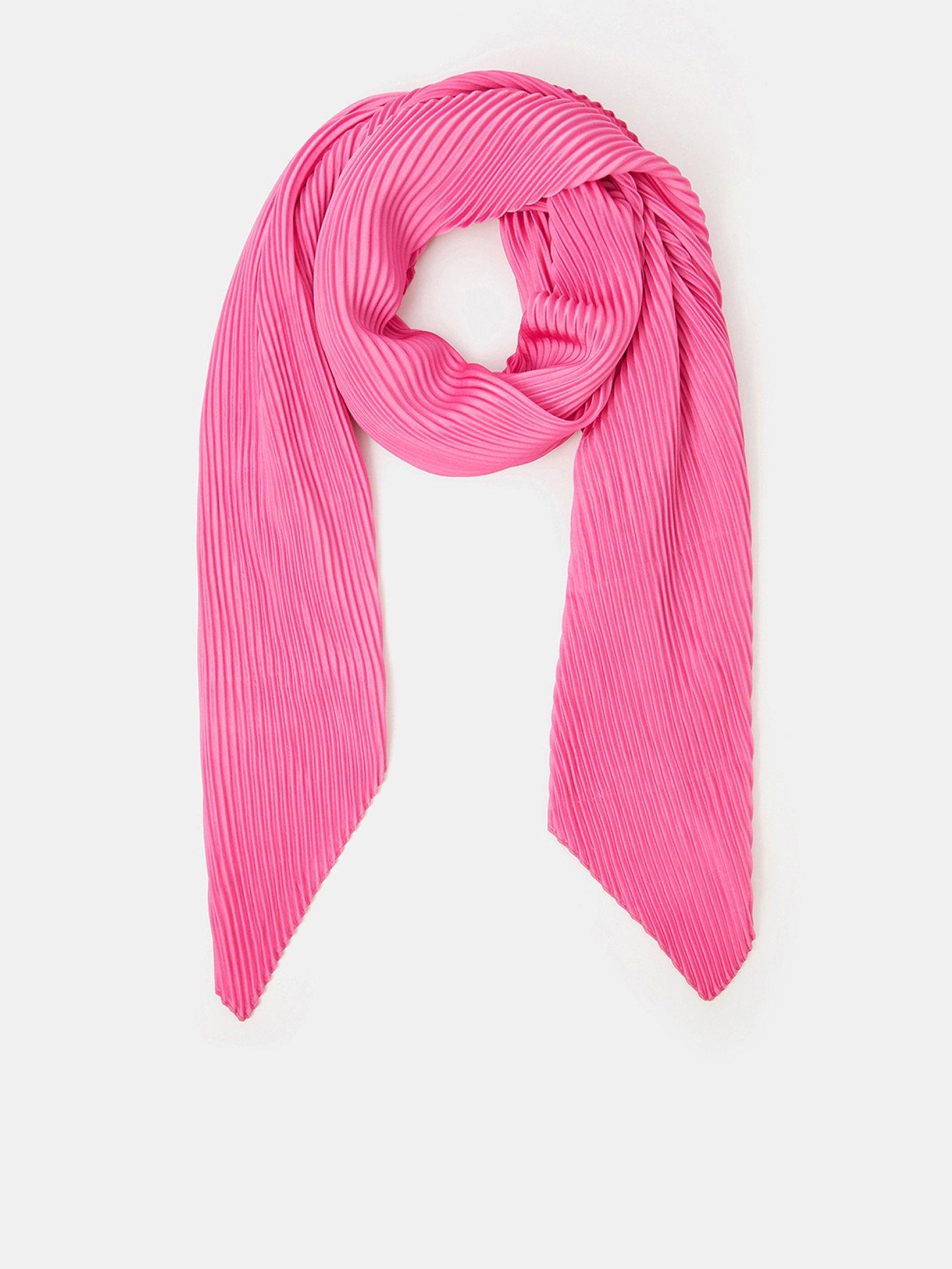 Image 1 of 3 of Accessorize Lightweight Pleated Scarf