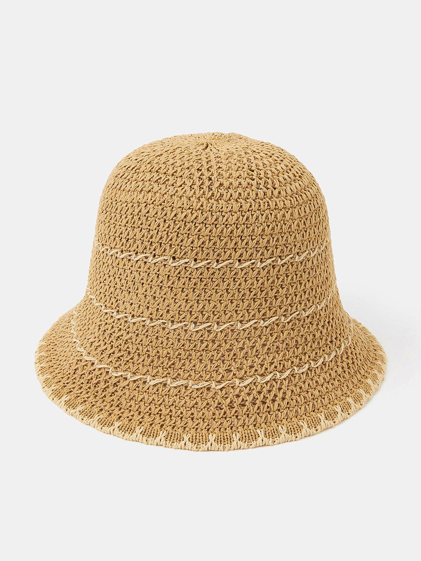 Accessorize Woven Bucket Hat