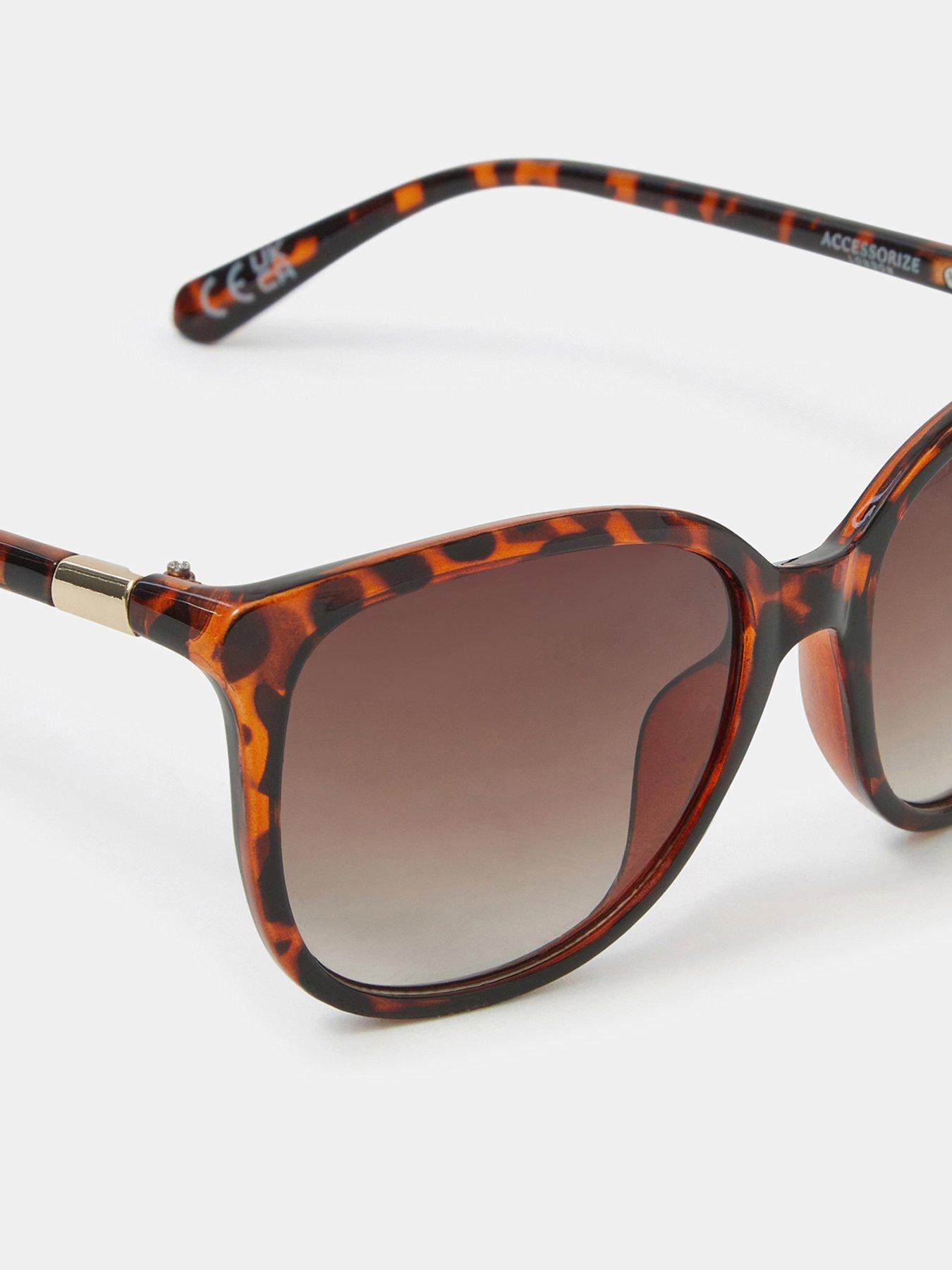 Image 3 of 3 of Accessorize Tort Preppy Sunglasses