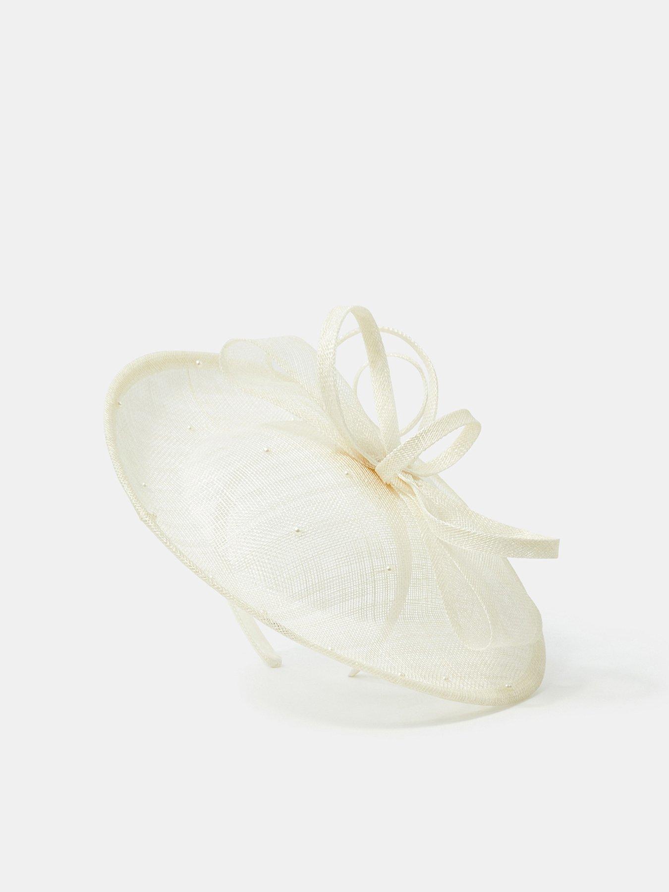 Image 3 of 4 of Accessorize Bow Pearl Disc Fascinator