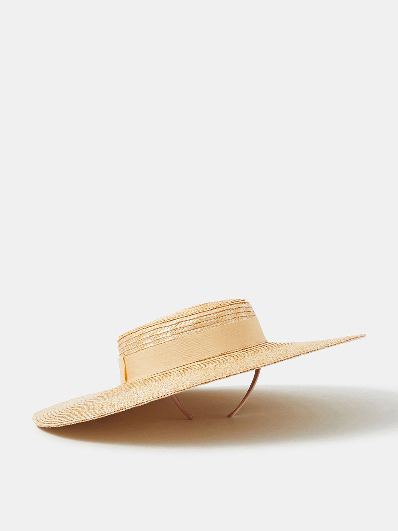 Accessorize Straw Boater Fascinator