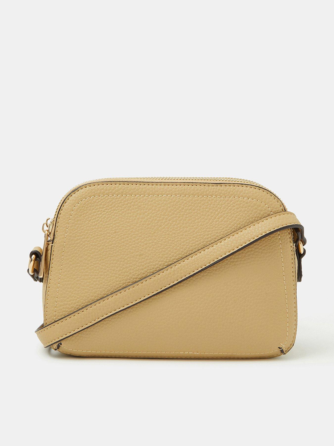 Image 1 of 5 of Accessorize Double Zip Crossbody Bag