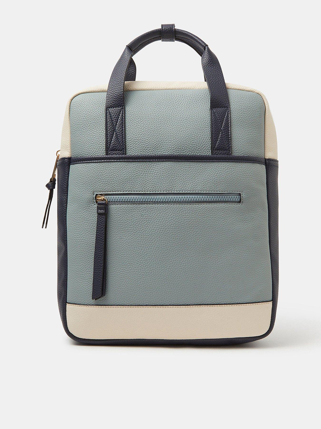 Image 1 of 5 of Accessorize Faux Leather Backpack