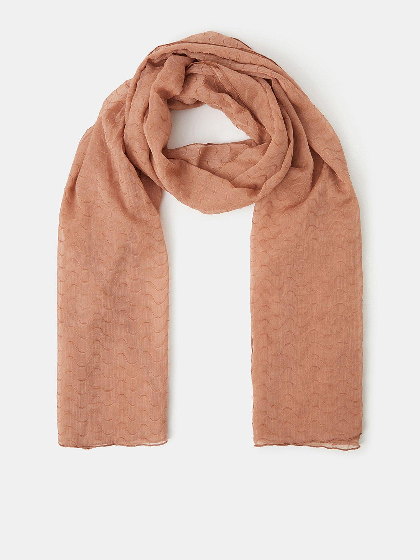 Accessorize Lightweight Wave Stitch Scarf