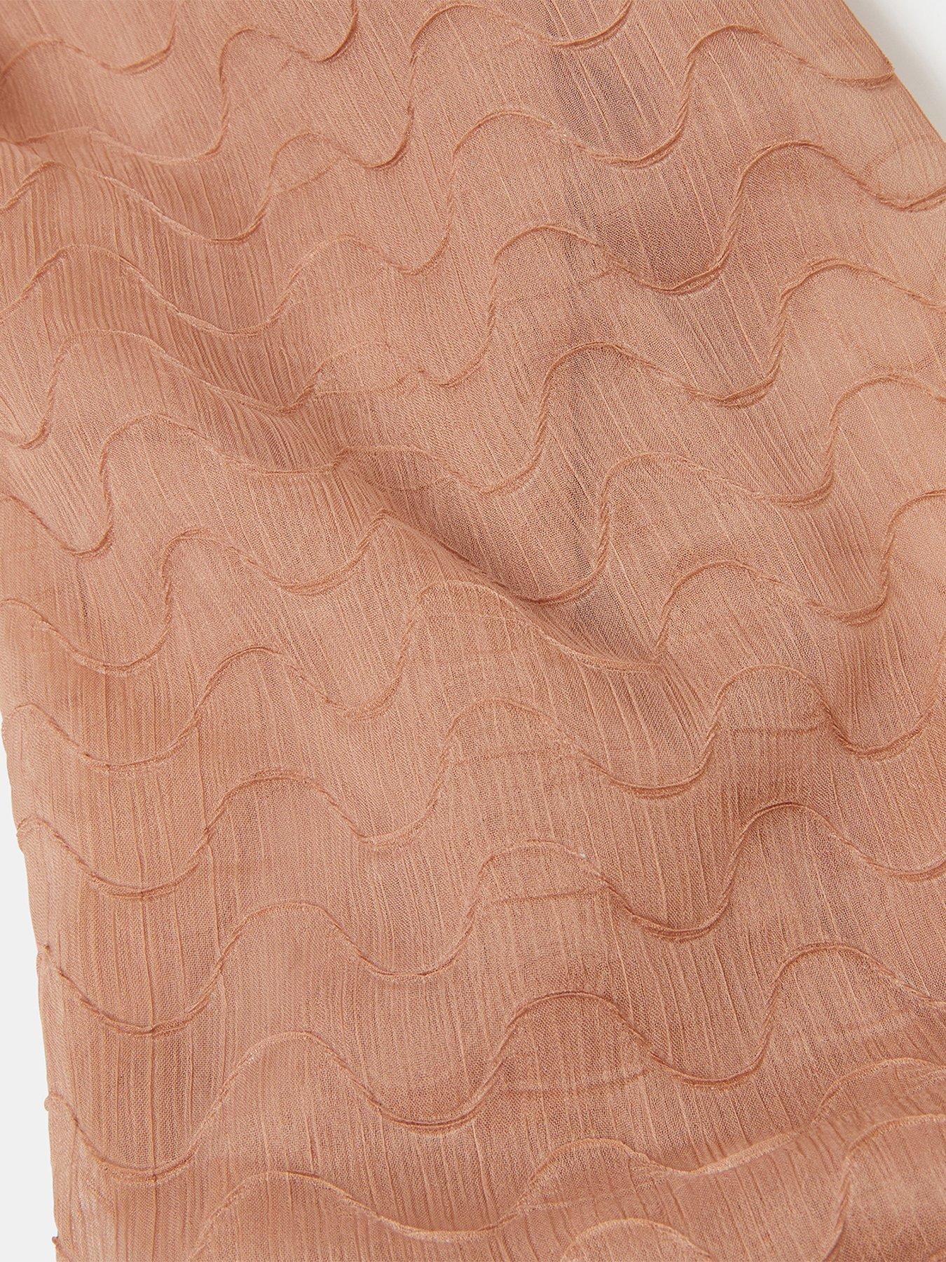Image 3 of 3 of Accessorize Lightweight Wave Stitch Scarf