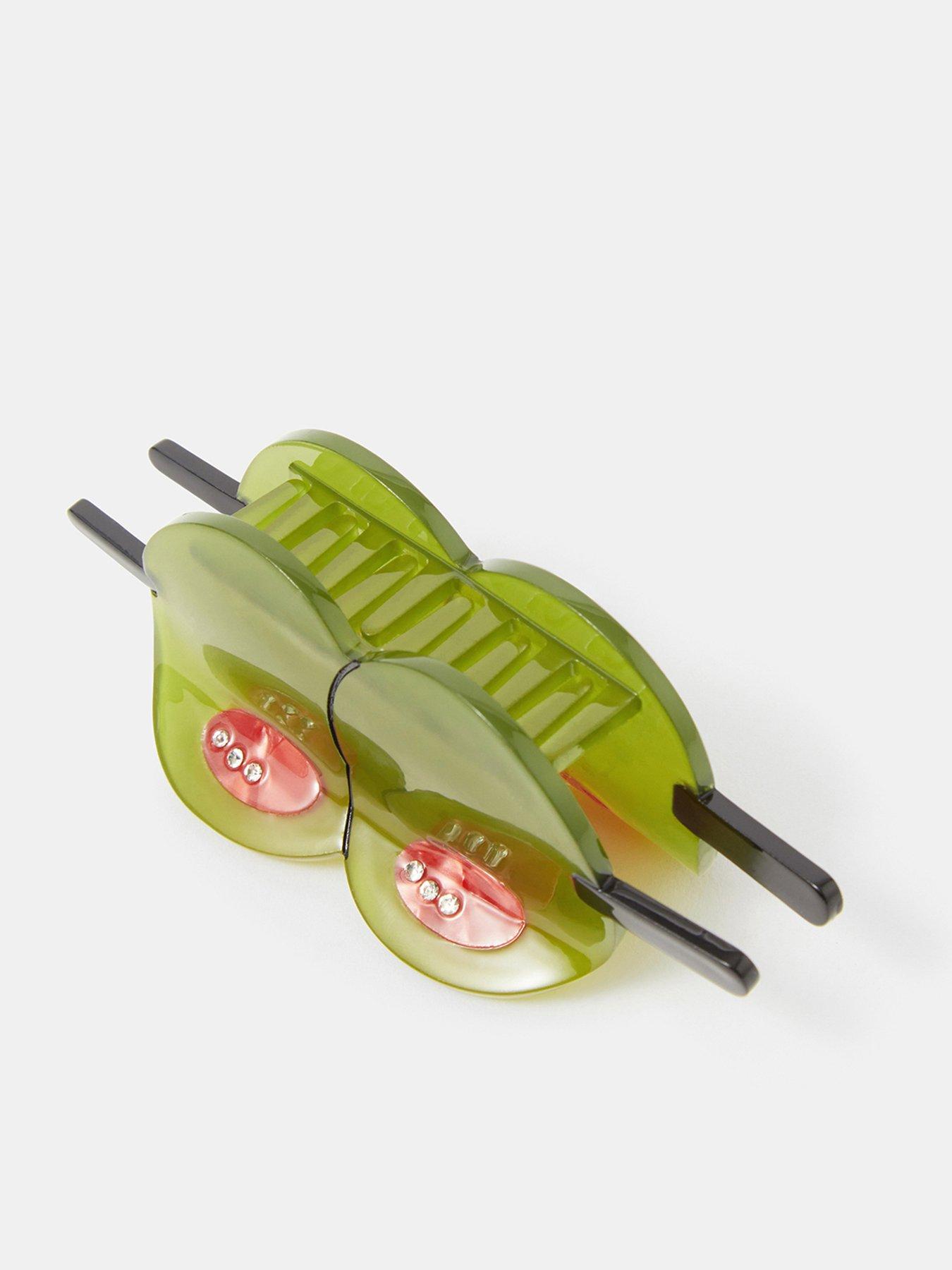 Image 3 of 3 of Accessorize Martini Olive Claw Clip