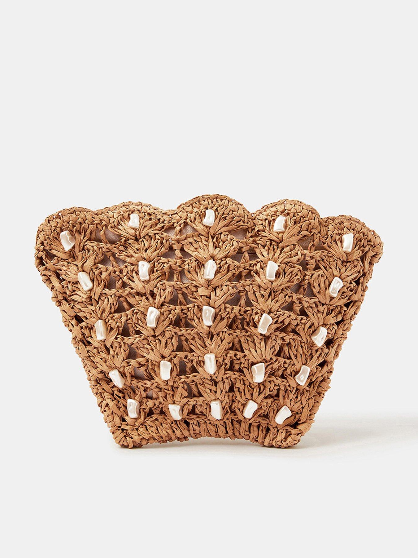 Accessorize Pearl Shell Wristlet Bag