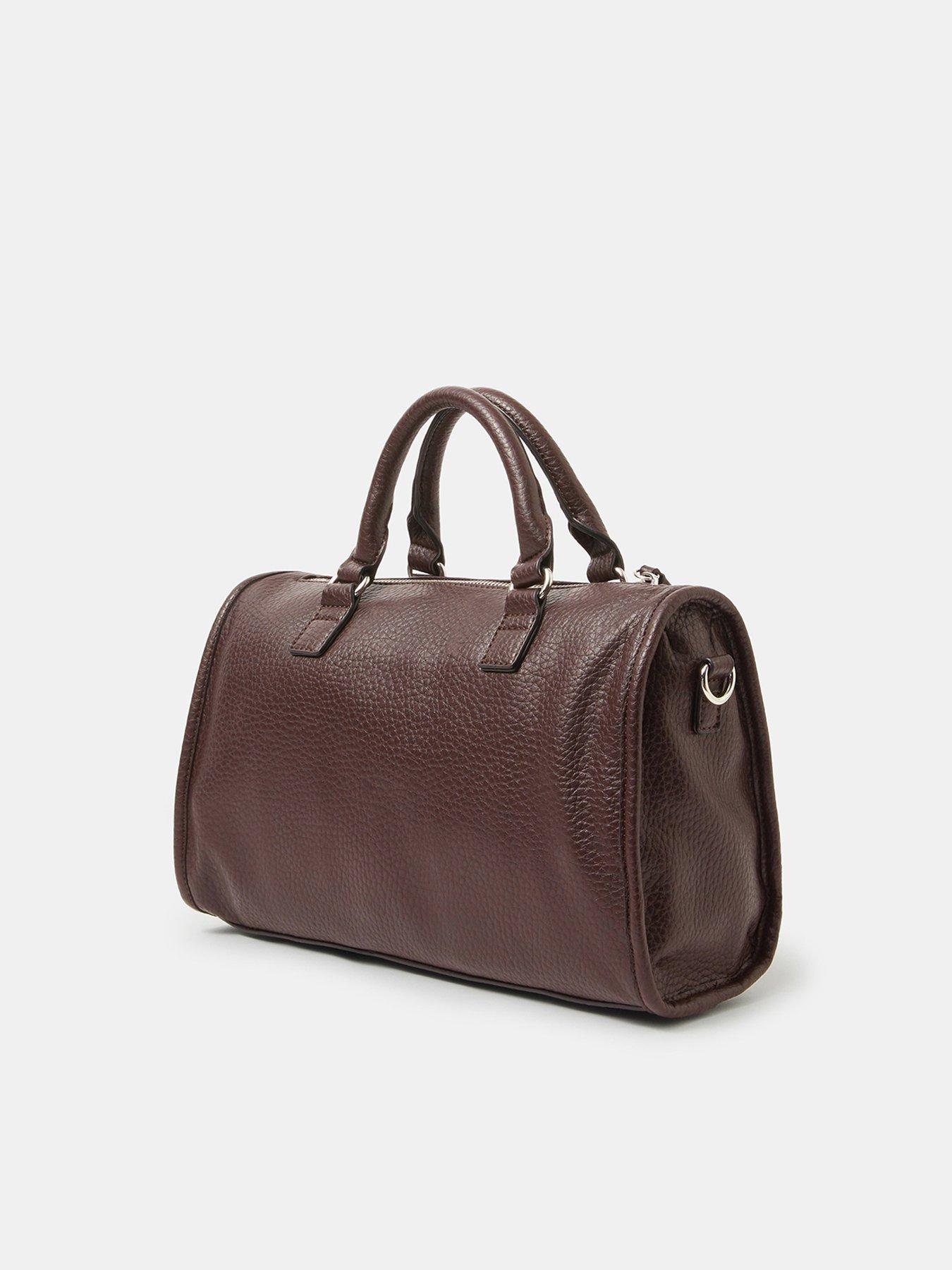 Image 3 of 5 of Accessorize Faux Leather Zip Handbag