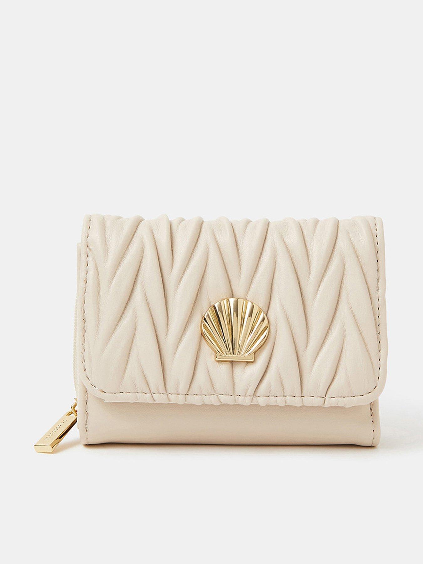 Accessorize Shell Pleated Tri-fold Purse | Very