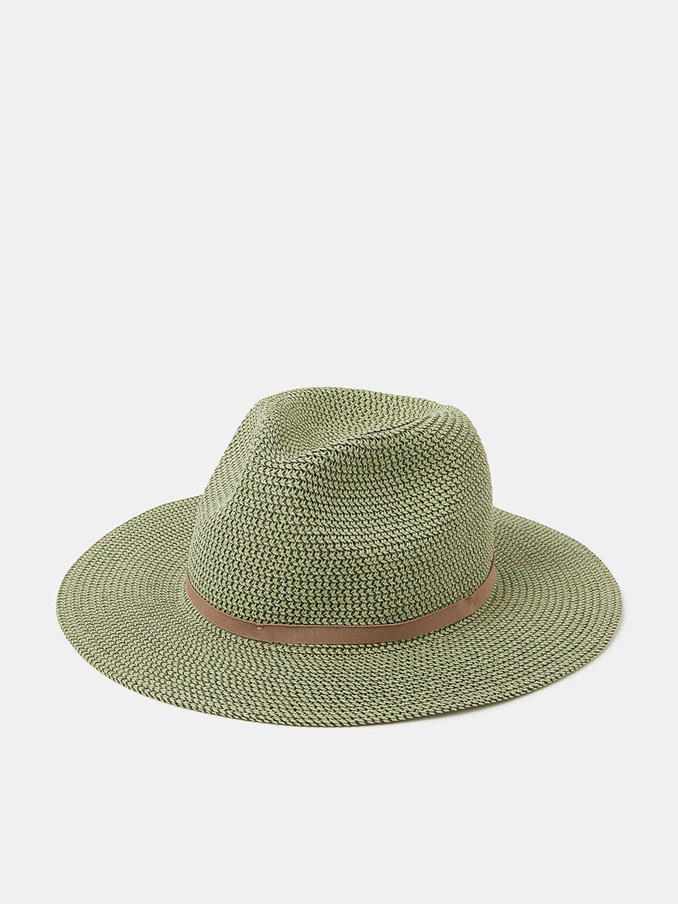 Image 1 of 3 of Accessorize Woven Panama Hat