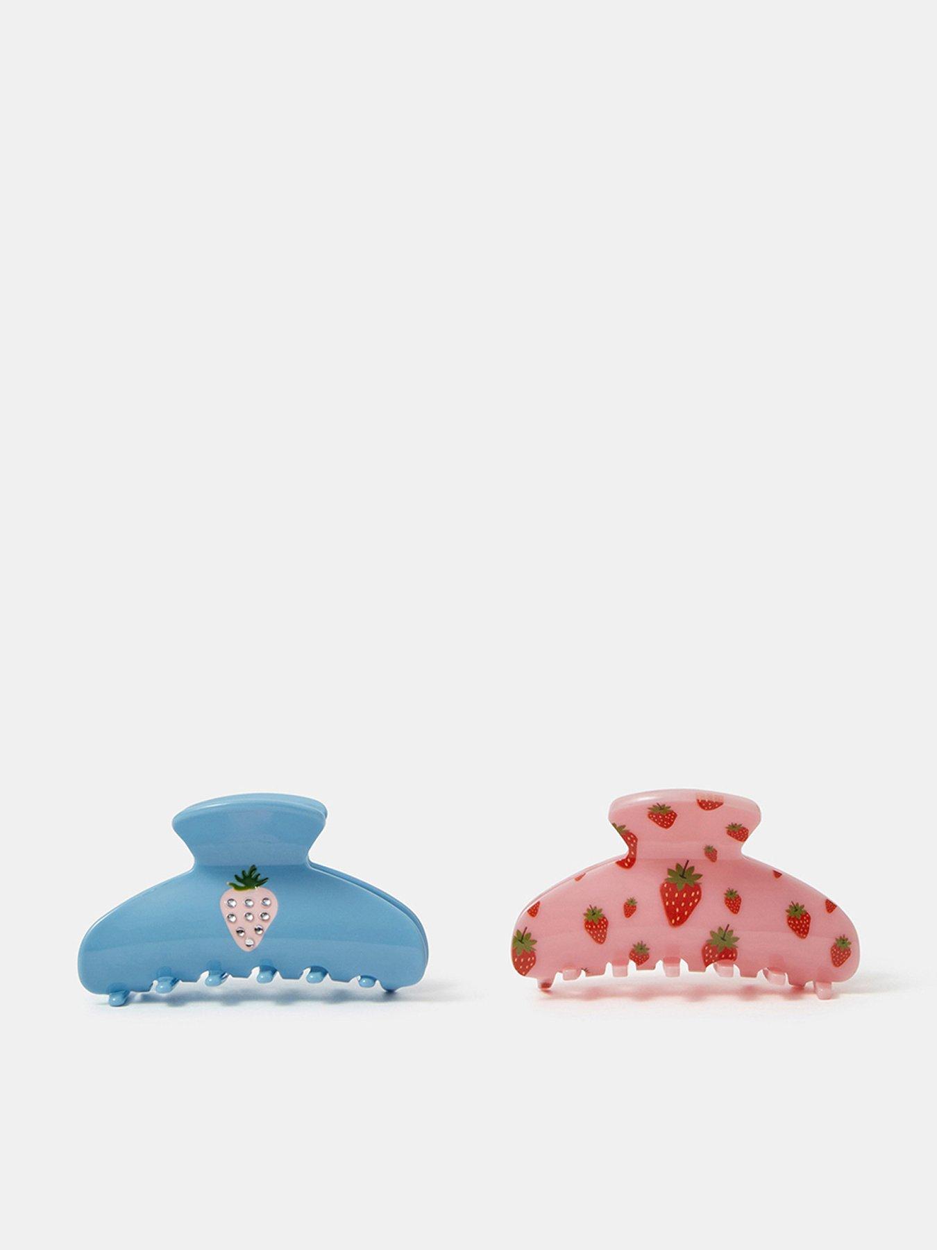 Accessorize 2-pack Strawberry Print Claw Clips