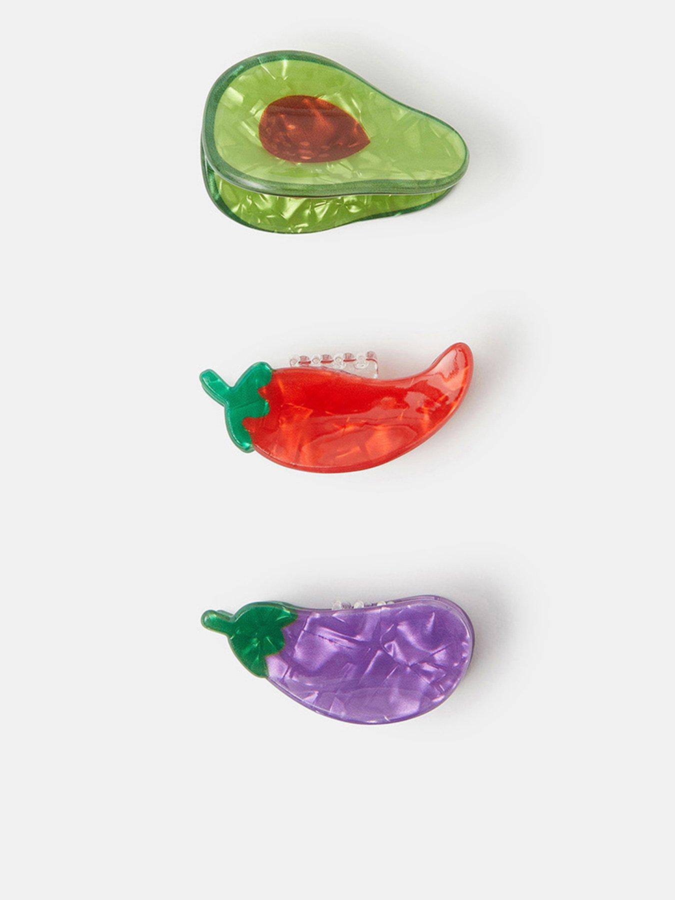 accessorize-3-pack-mini-fruit-amp-veg-claw-clips