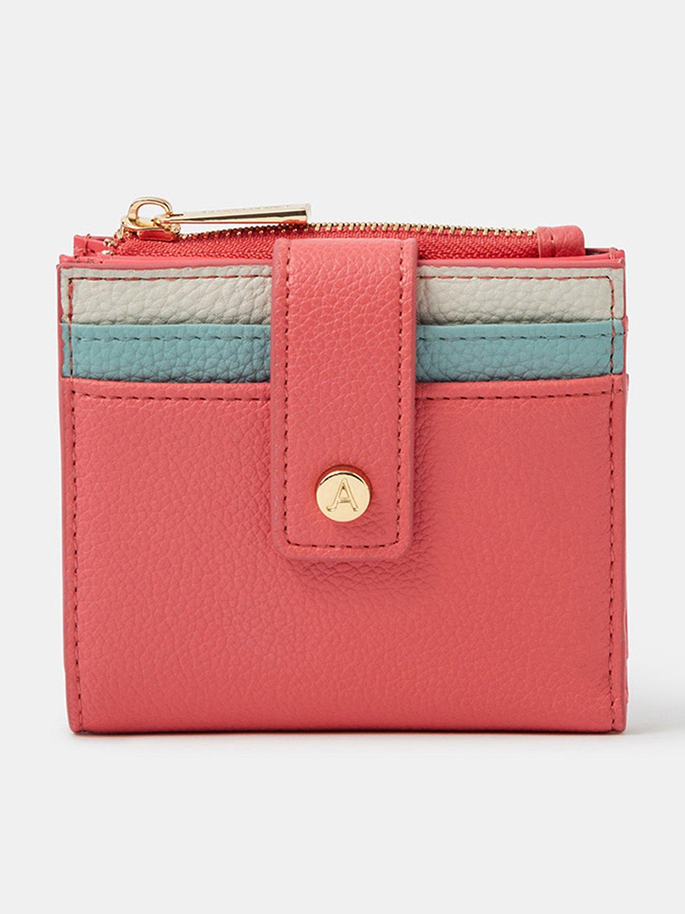 Image 1 of 3 of Accessorize Compact Colourblock Purse