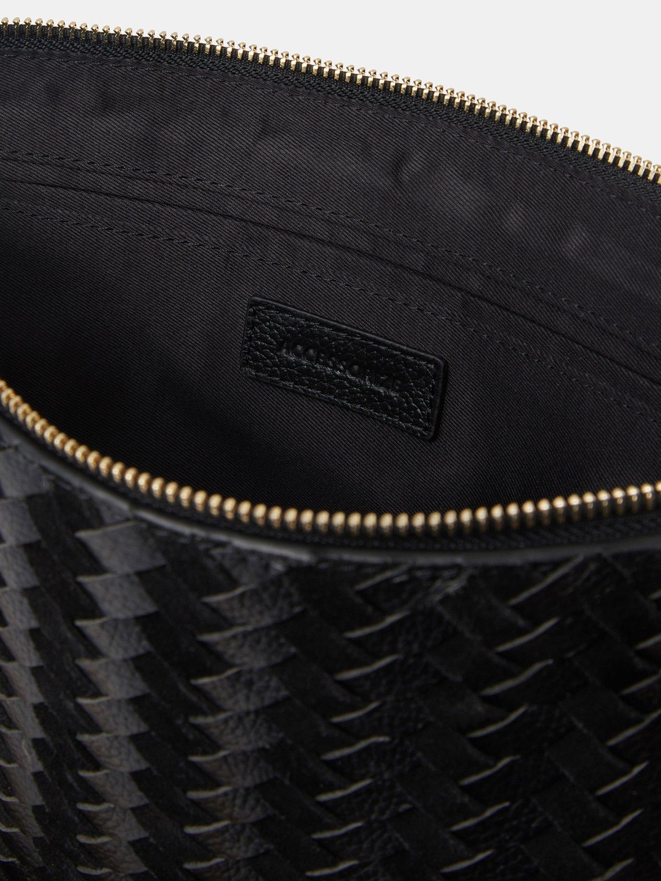 Image 5 of 5 of Accessorize Woven Leather Crossbody Bag