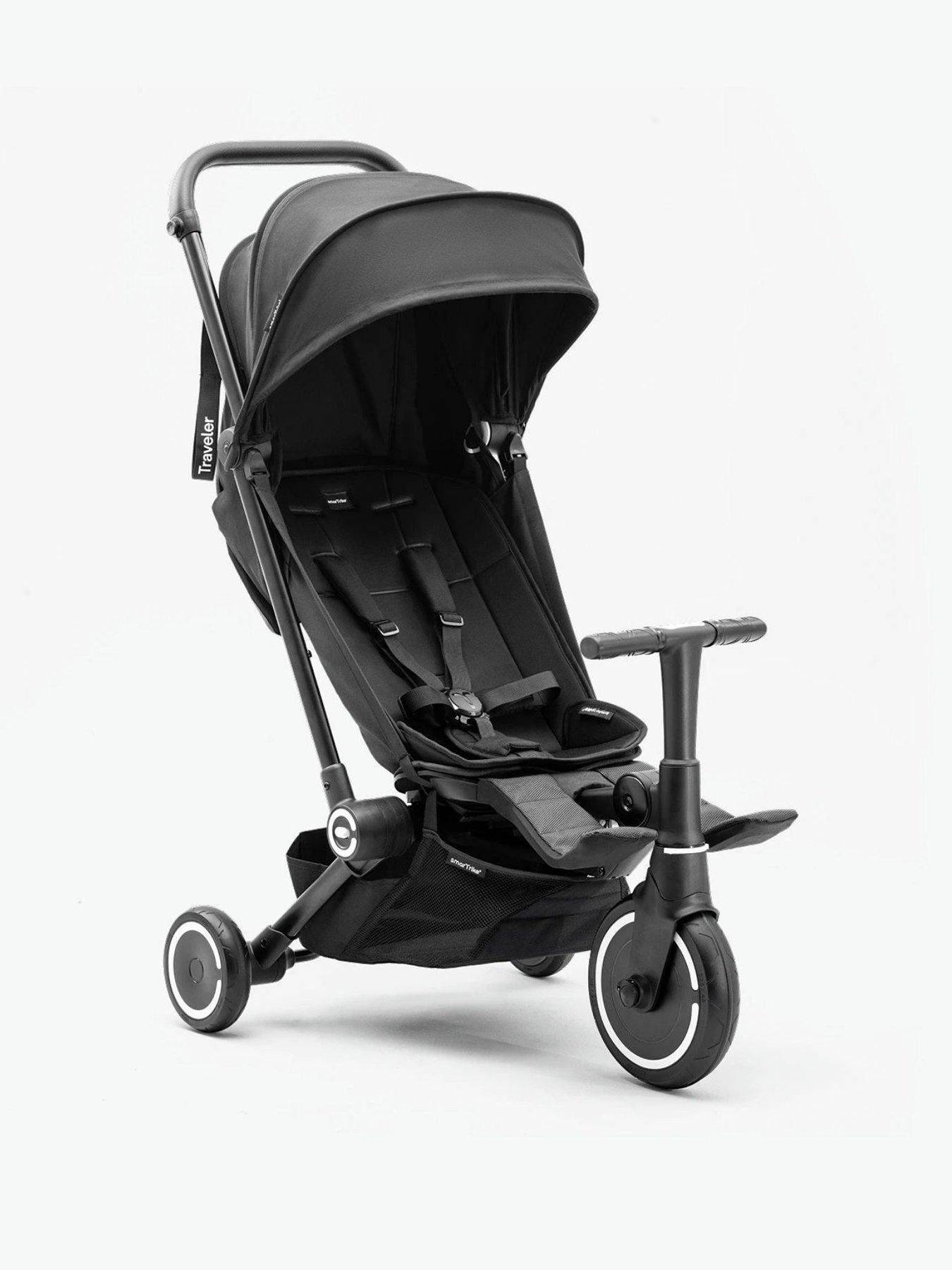 smarTrike Traveler Active Stroller  &  Trike - Black