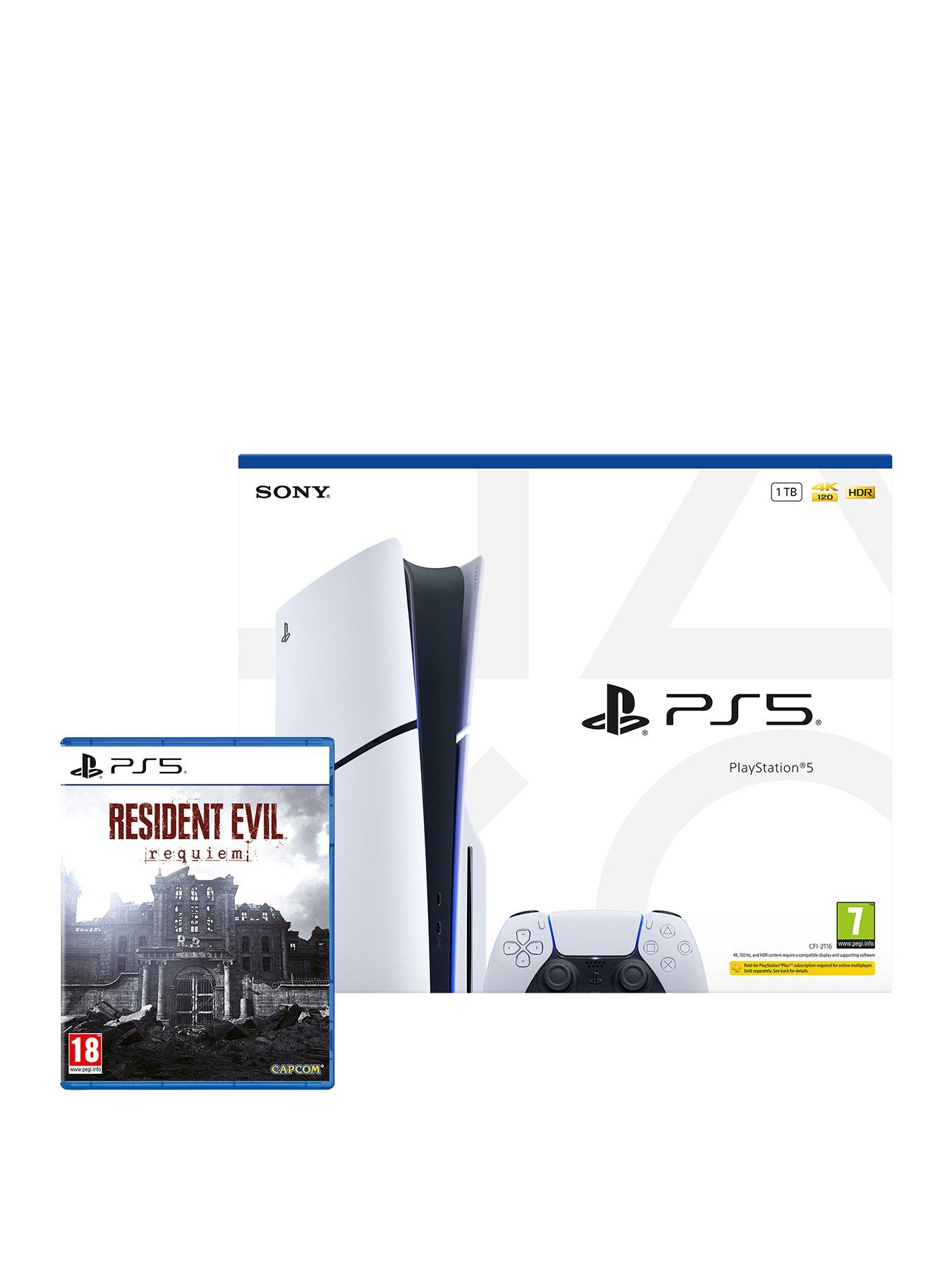 Image 1 of 7 of Playstation PlayStation&reg;5&nbsp;Disc Console &ndash; 1TB&nbsp;&amp; Resident Evil:&nbsp;Requiem