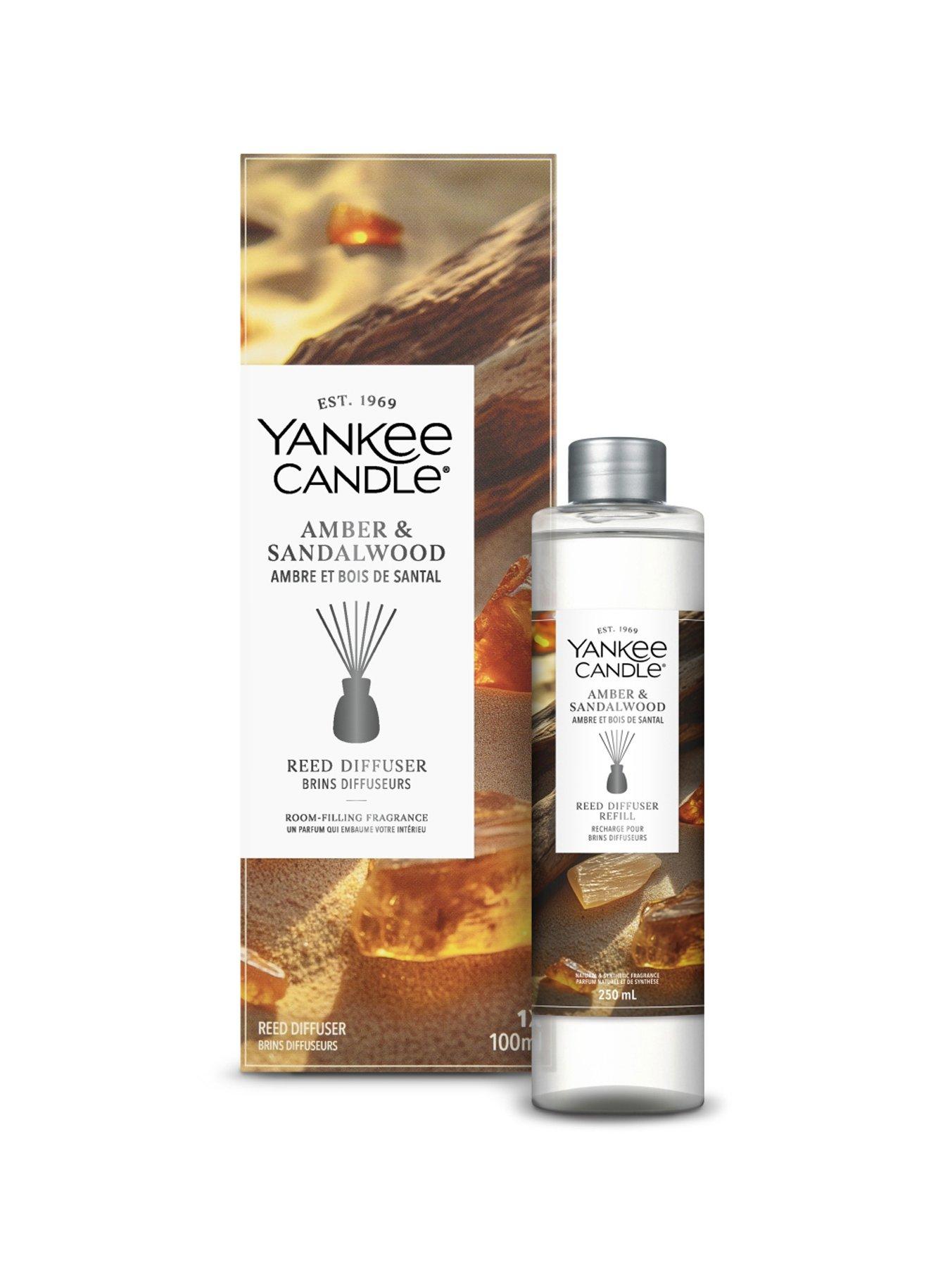 Yankee Candle Diffuser Starter Kit And Refill Amber Sandlewood