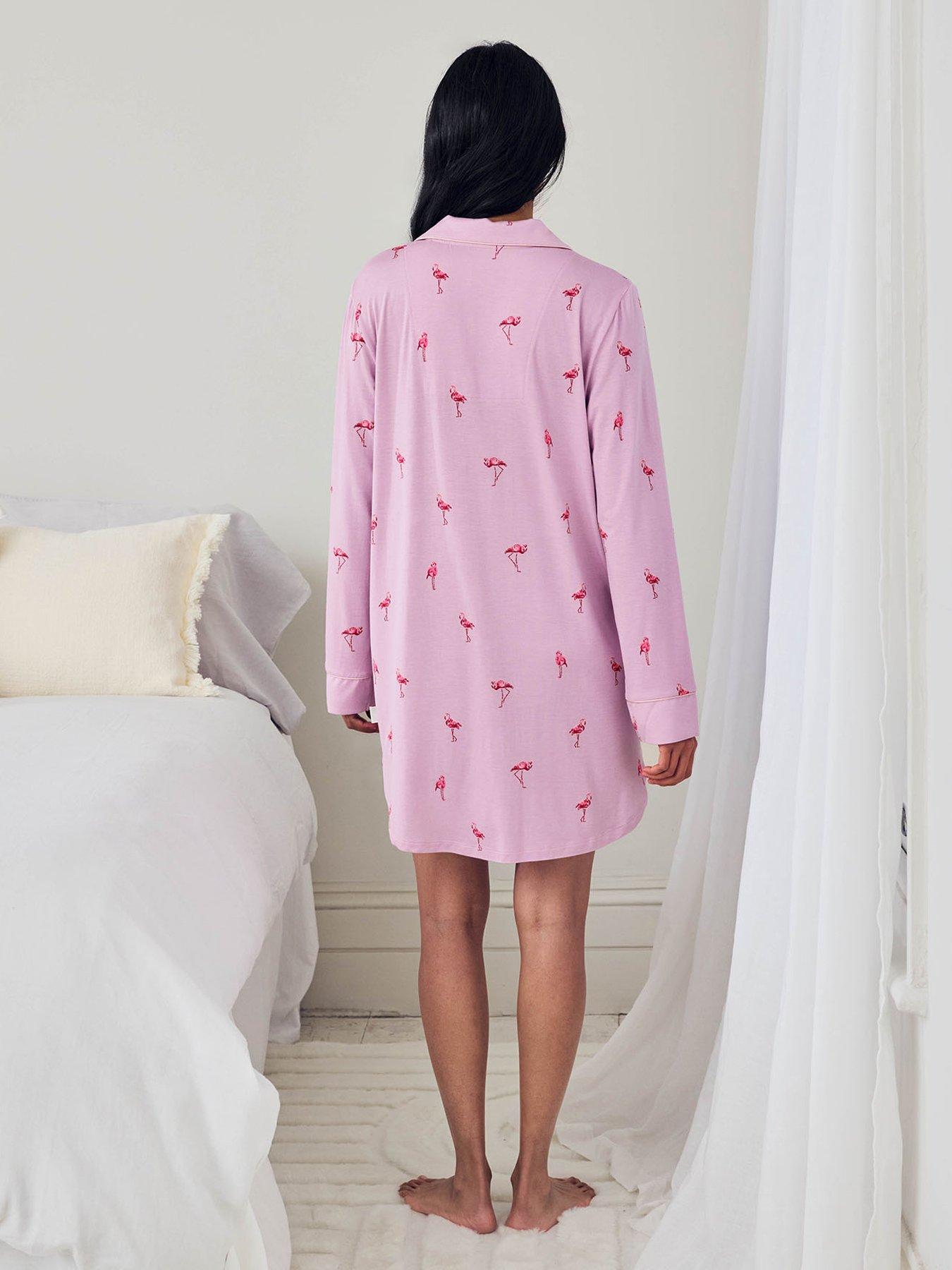 Image 2 of 6 of CHELSEA PEERS Nightshirt Modal Lenzing - Light Purple