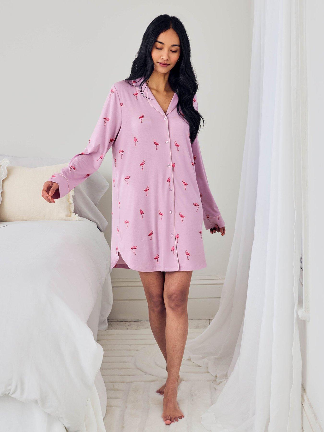 Image 3 of 6 of CHELSEA PEERS Nightshirt Modal Lenzing - Light Purple