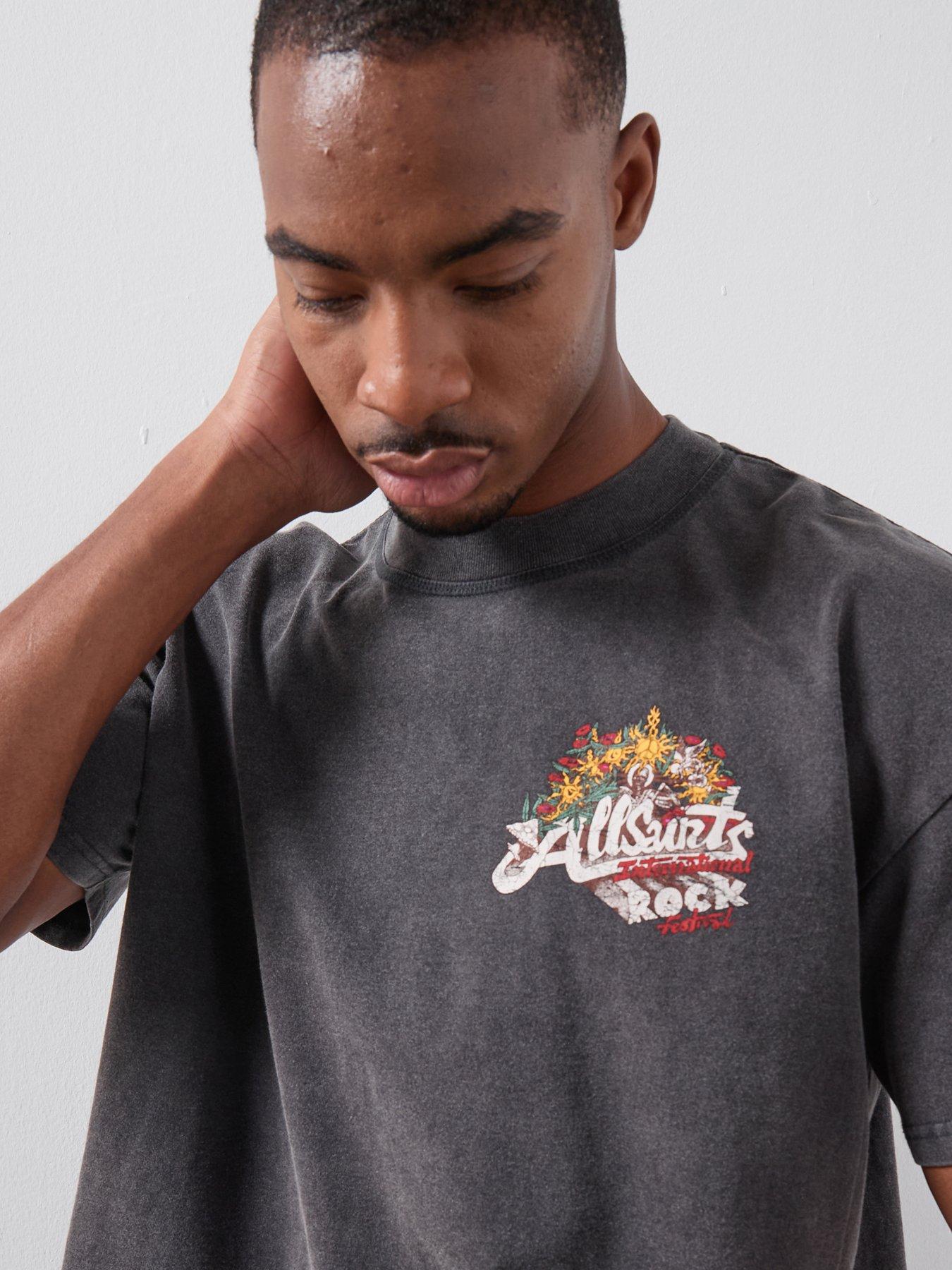 Image 4 of 6 of AllSaints Allsaints Roque Graphic T-shirt