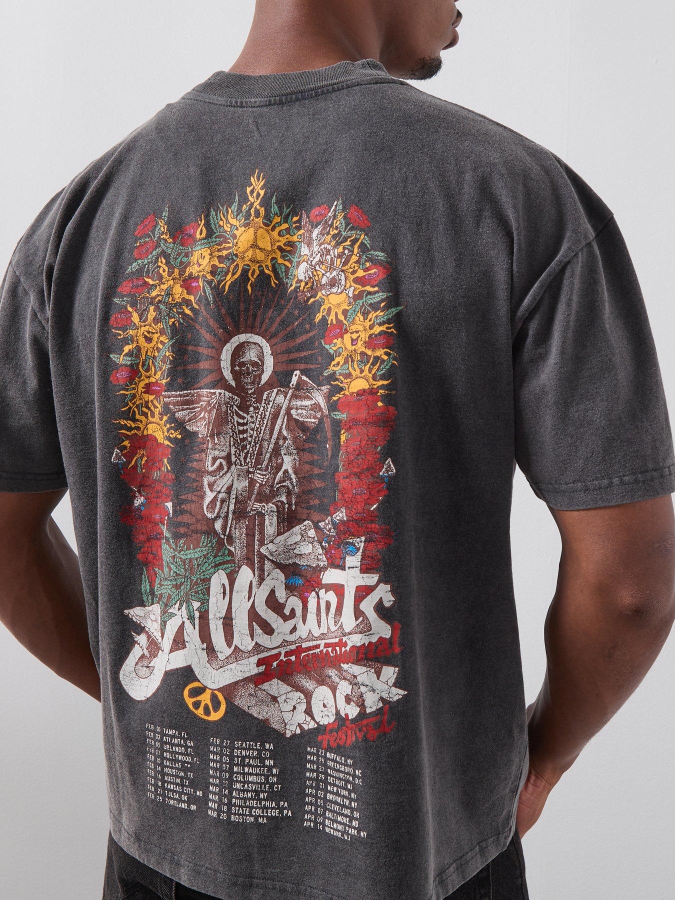 Image 5 of 6 of AllSaints Allsaints Roque Graphic T-shirt