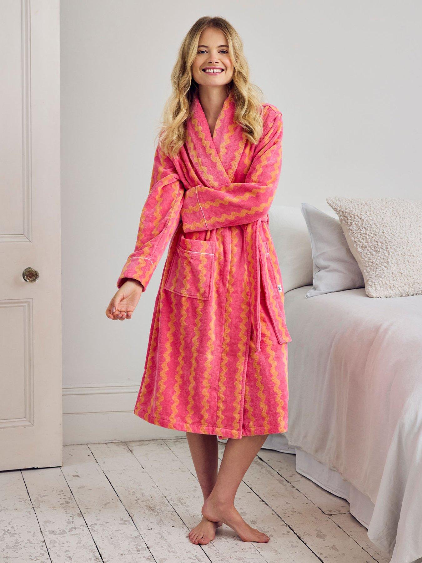 CHELSEA PEERS Chelsea Peers Midaxi Dressing Gown, Towelling