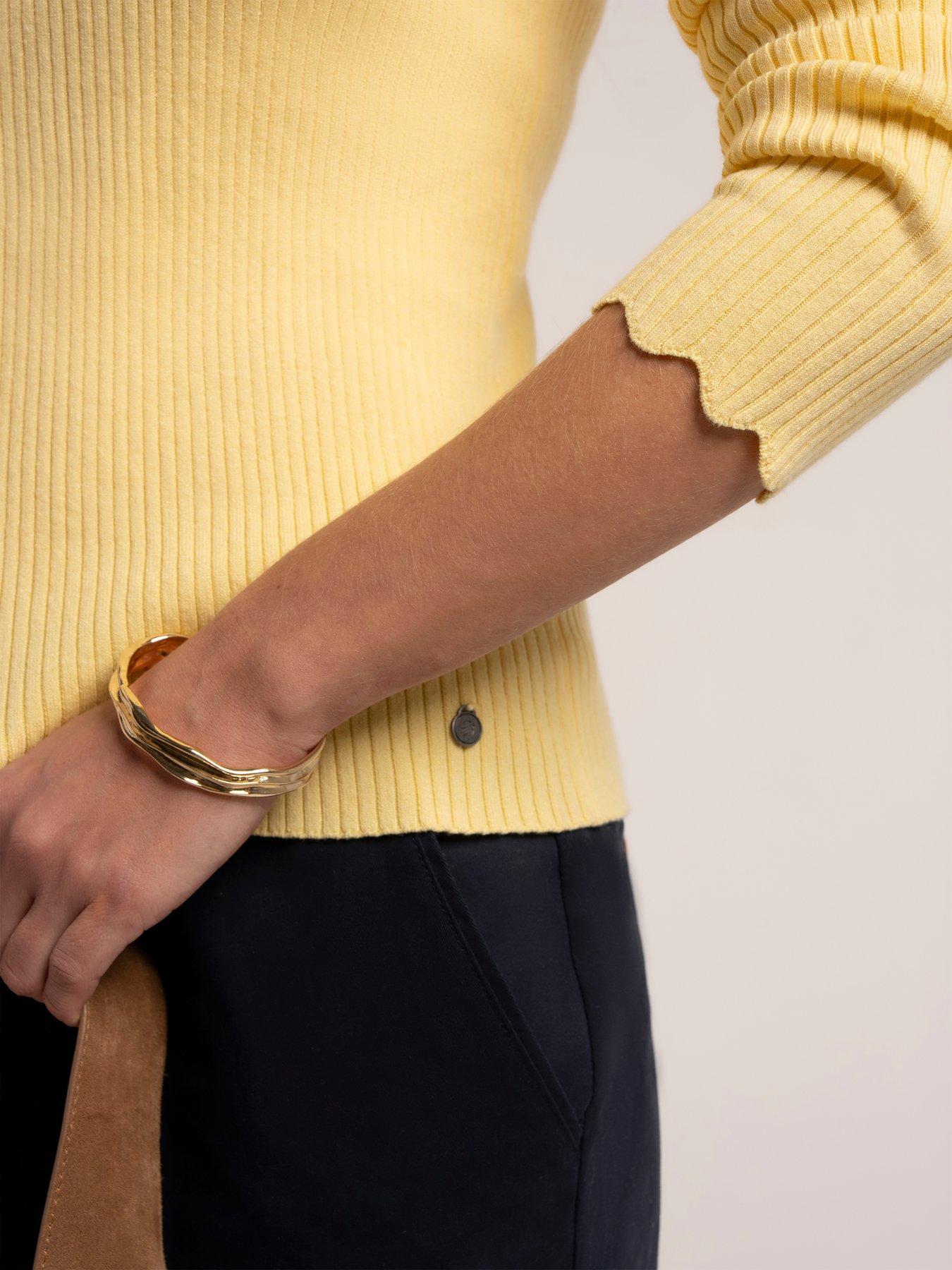 Image 6 of 7 of Brakeburn Rayna Cardigan - Yellow
