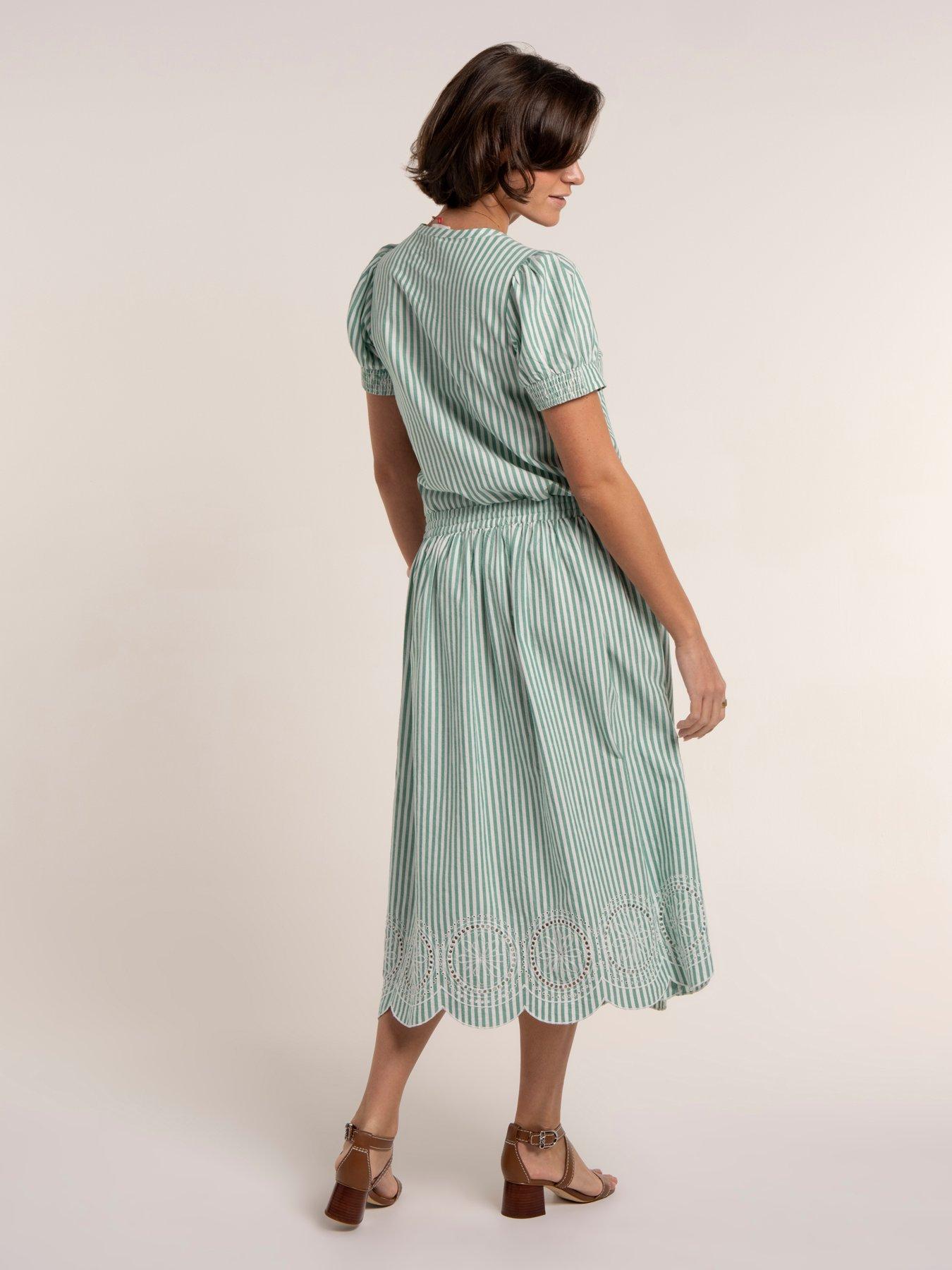 Image 2 of 7 of Brakeburn Hannah Skirt - Green