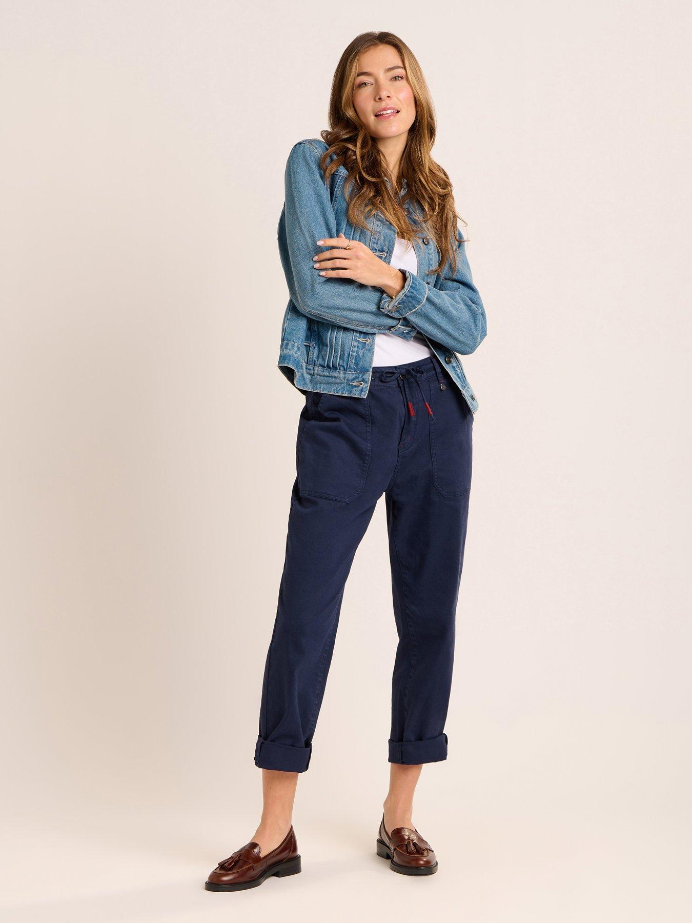 Brakeburn Blake Turn Up Trousers - Navy