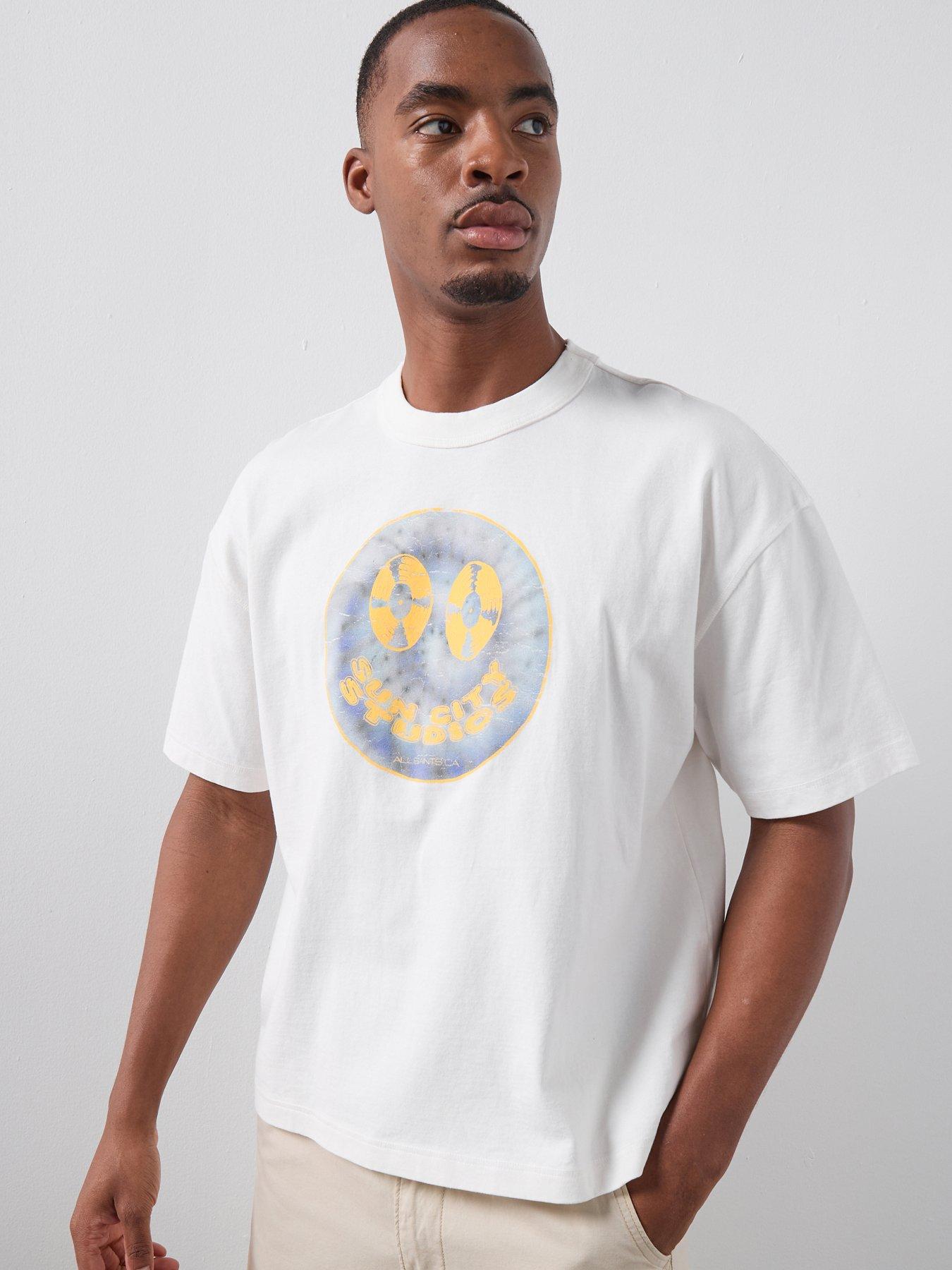 AllSaints Spun Out Short Sleeve T-Shirt - White