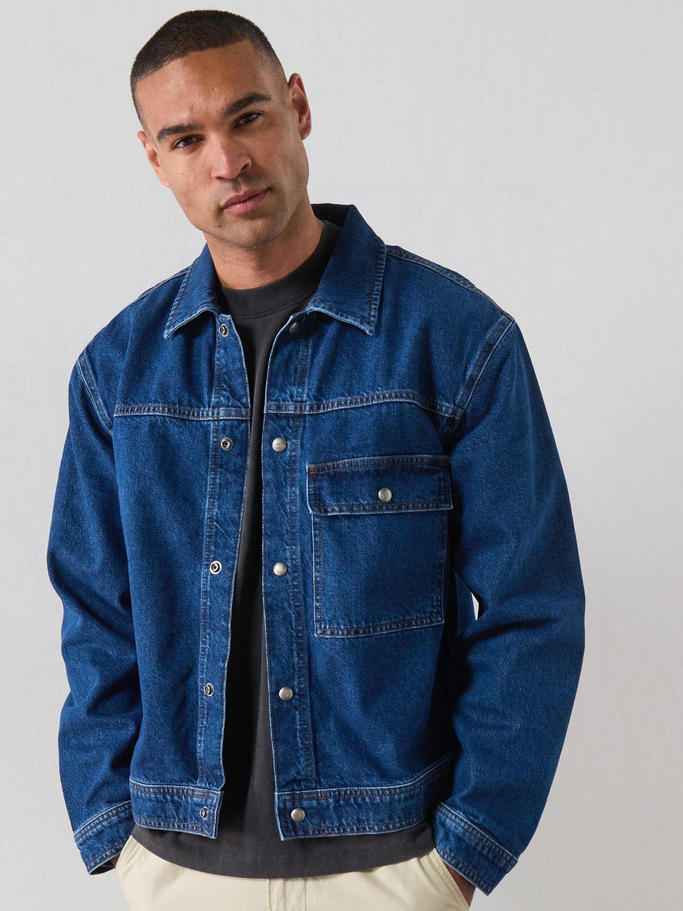 Allsaints Cast Denim Jacket - Blue