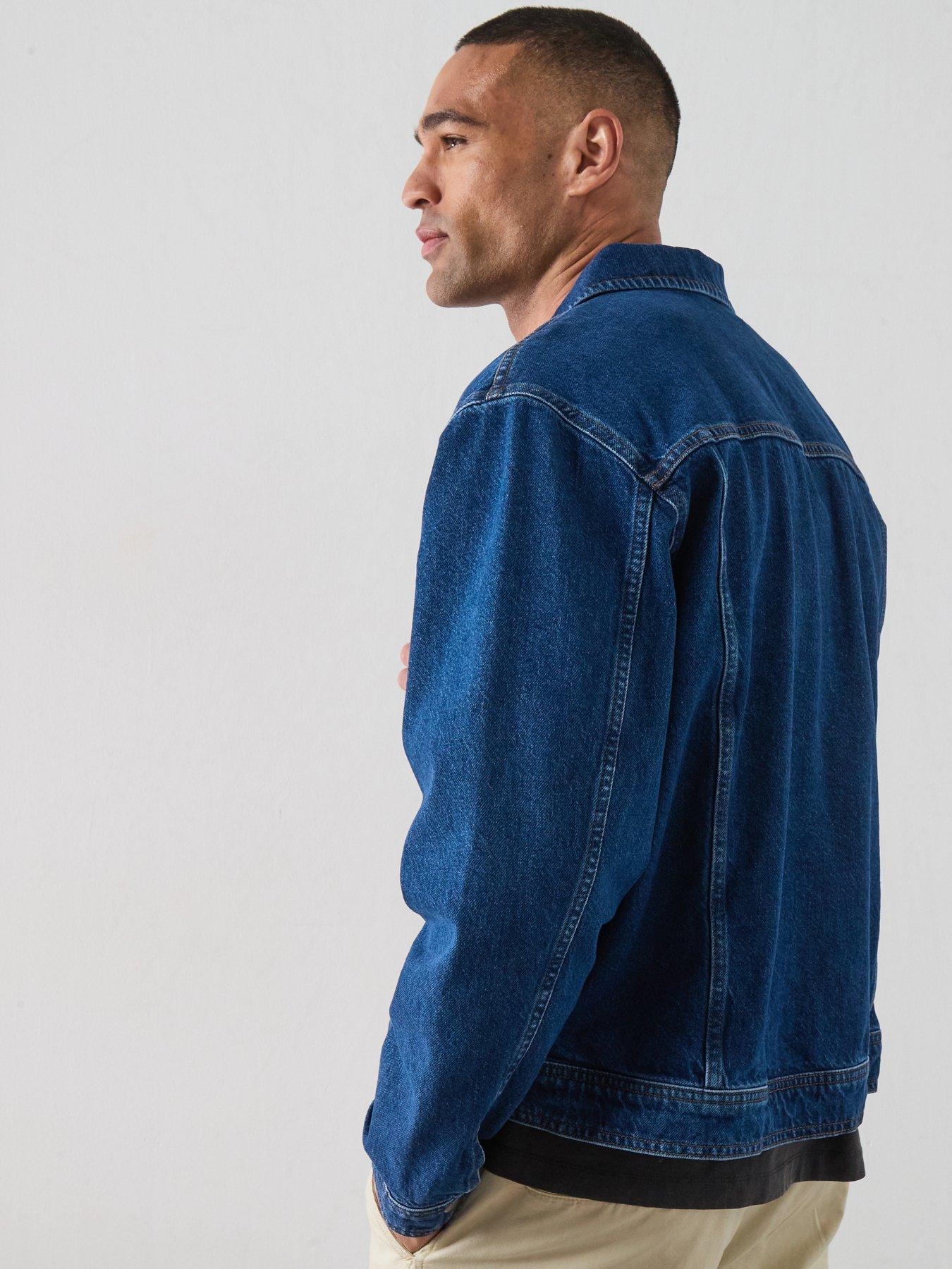 Image 2 of 6 of AllSaints Cast Denim Jacket - Blue