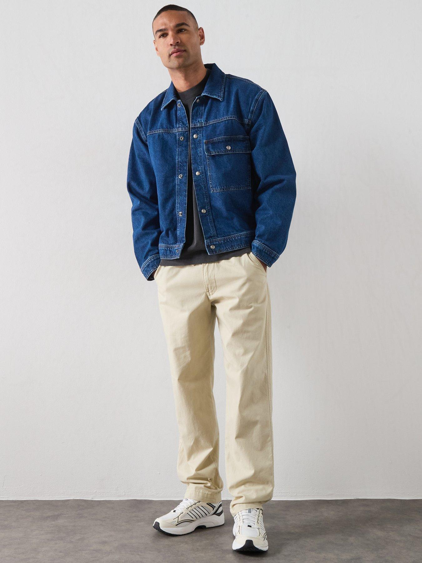 Image 3 of 6 of AllSaints Cast Denim Jacket - Blue