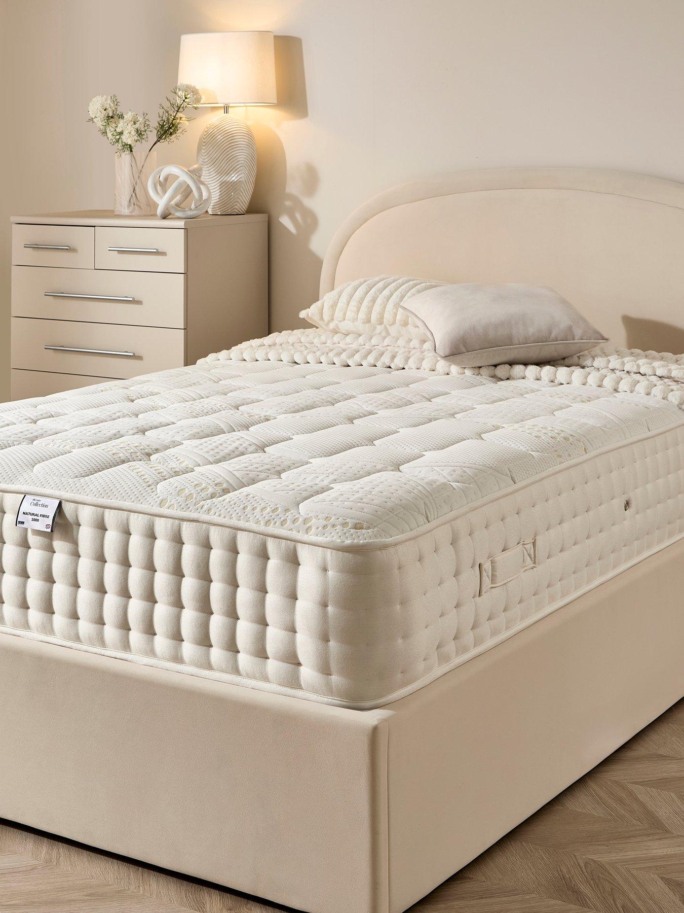 Image 1 of 6 of The Very Collection Natural Fibre 2000 Pocket Quilted Mattress - Firm
