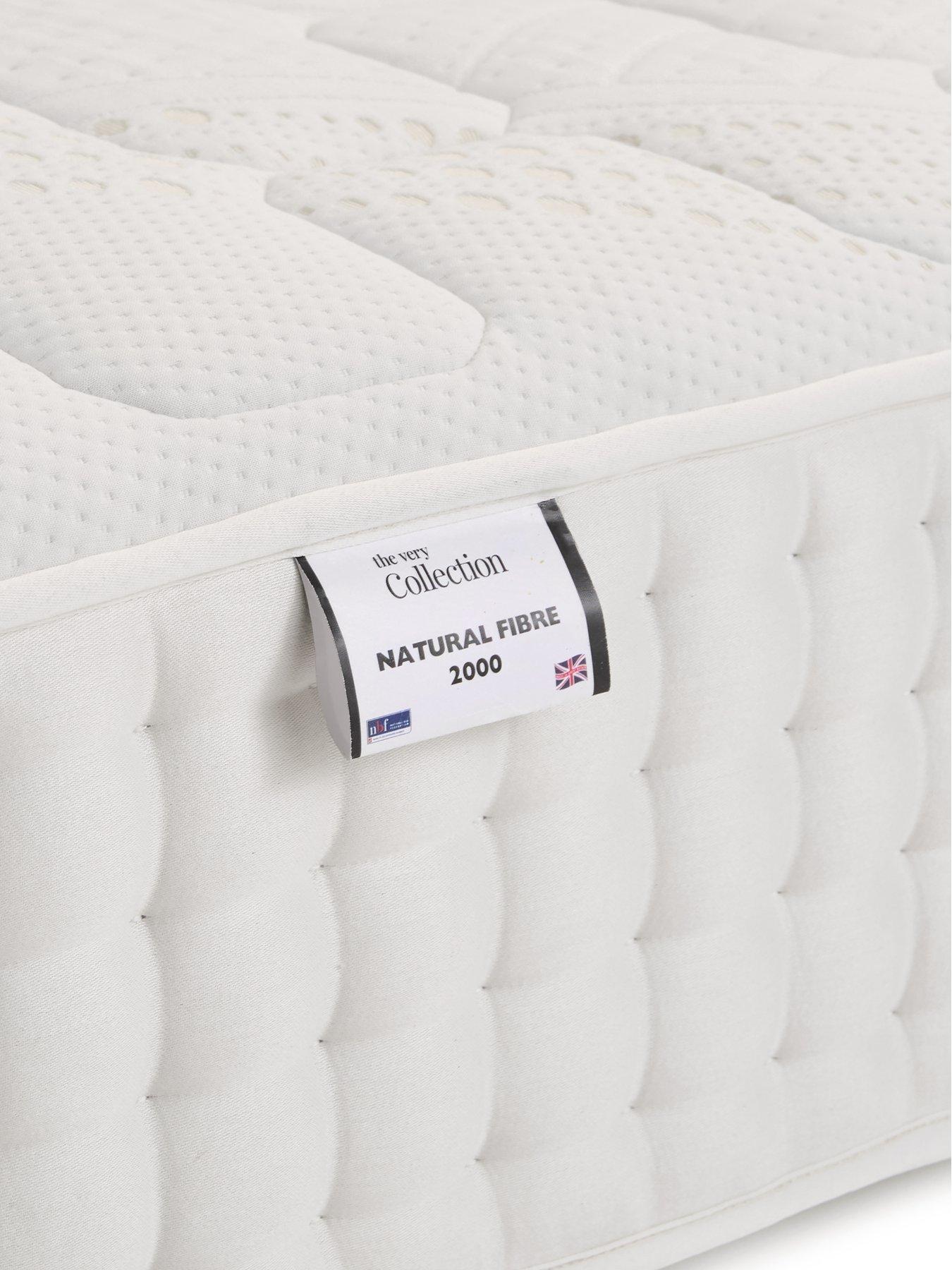Image 6 of 6 of The Very Collection Natural Fibre 2000 Pocket Quilted Mattress - Firm