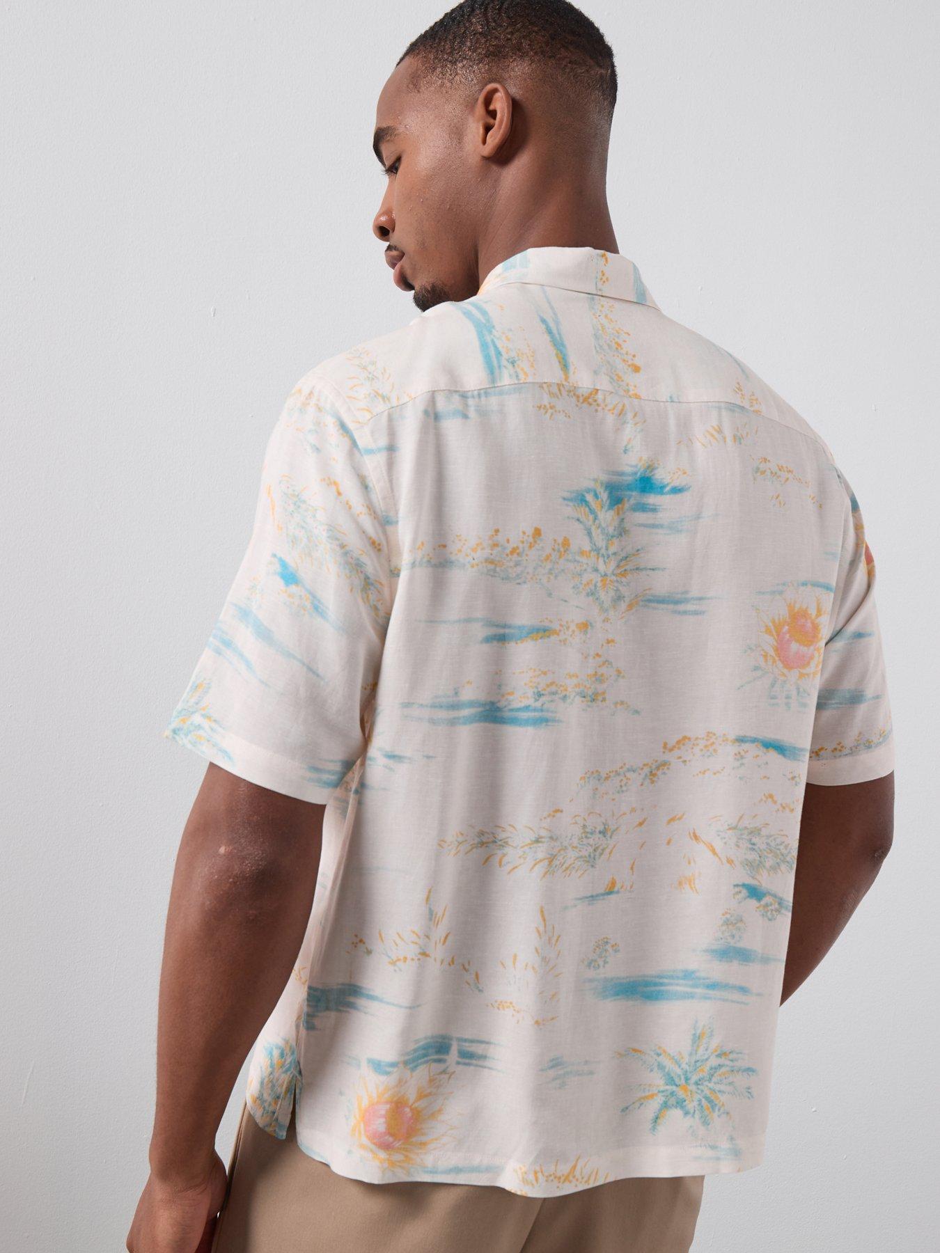 Image 2 of 5 of AllSaints Breezer Short Sleeve Shirt - Yellow