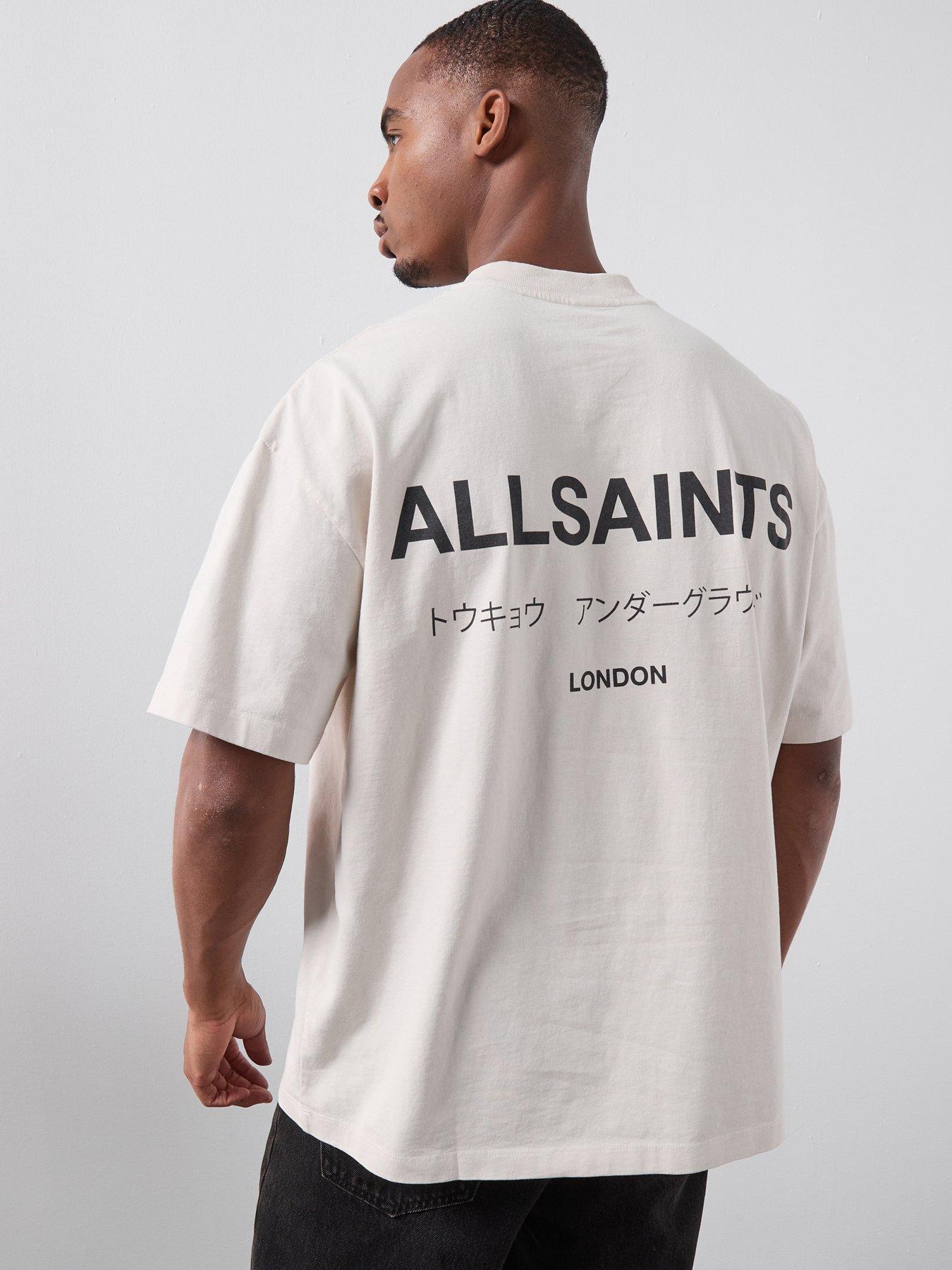 AllSaints Underground Graphic T-Shirt - Off White