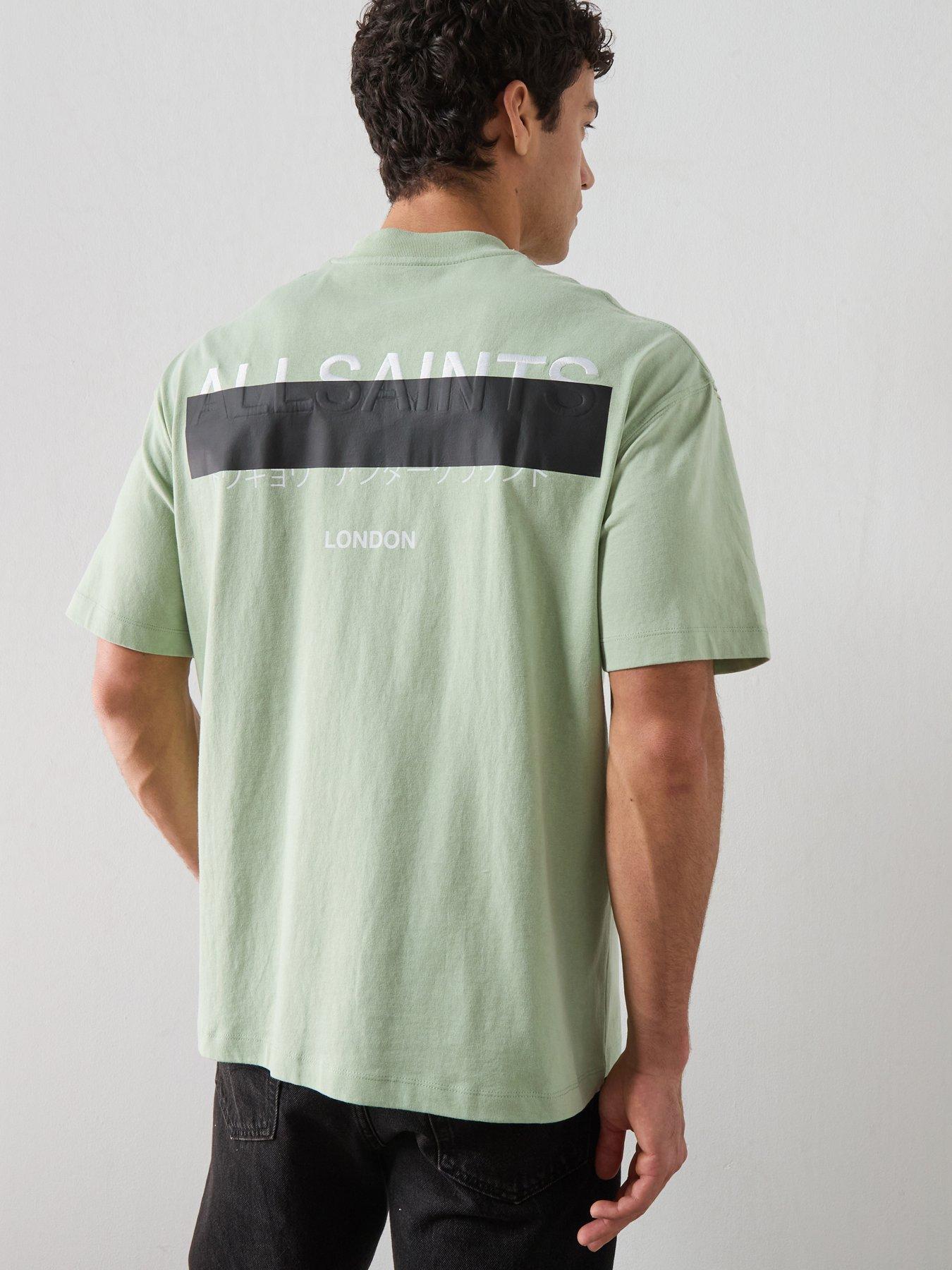 Allsaints Redact Graphic T-Shirt - Green