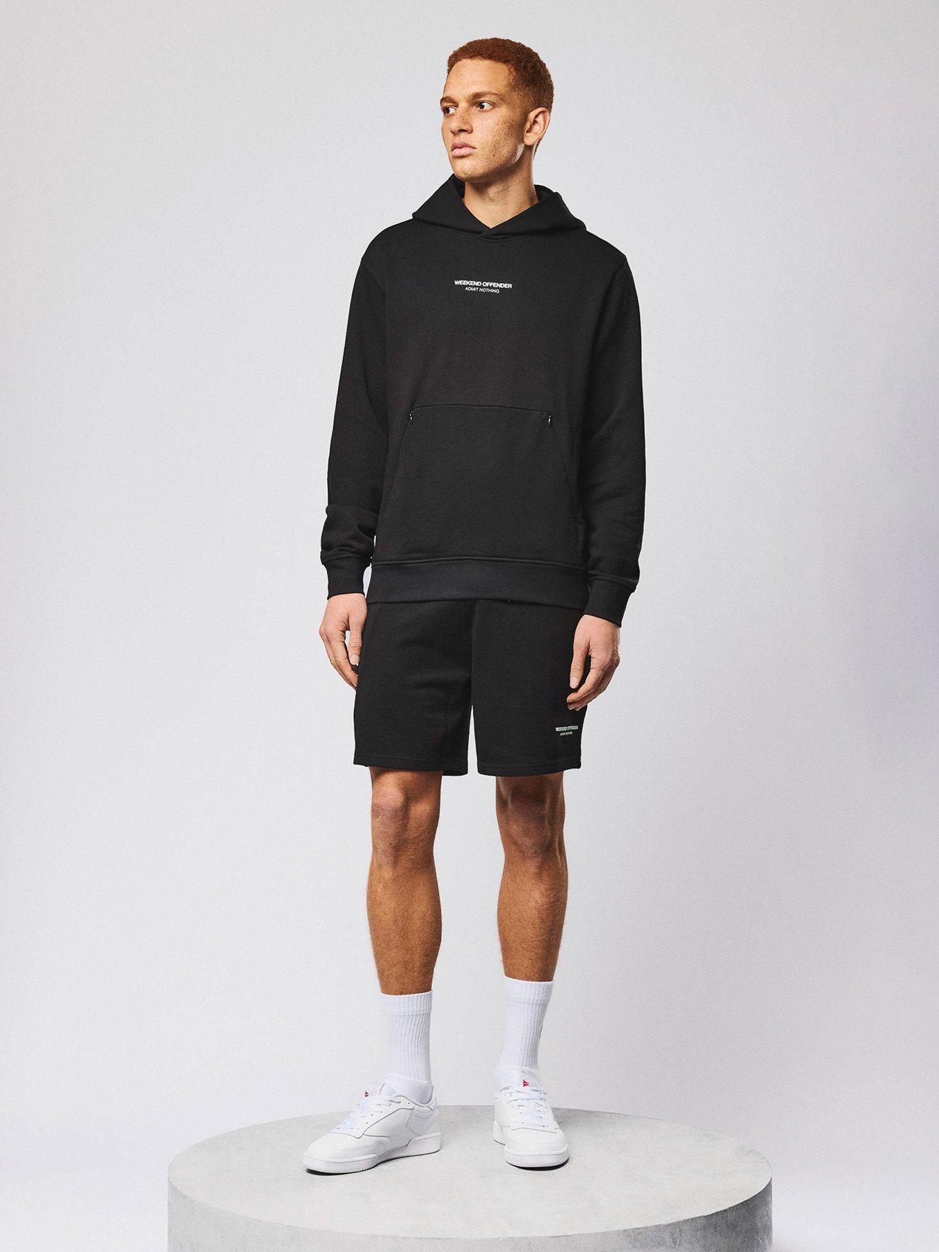 Image 2 of 6 of Weekend Offender Mytros Sweat Shorts - Black