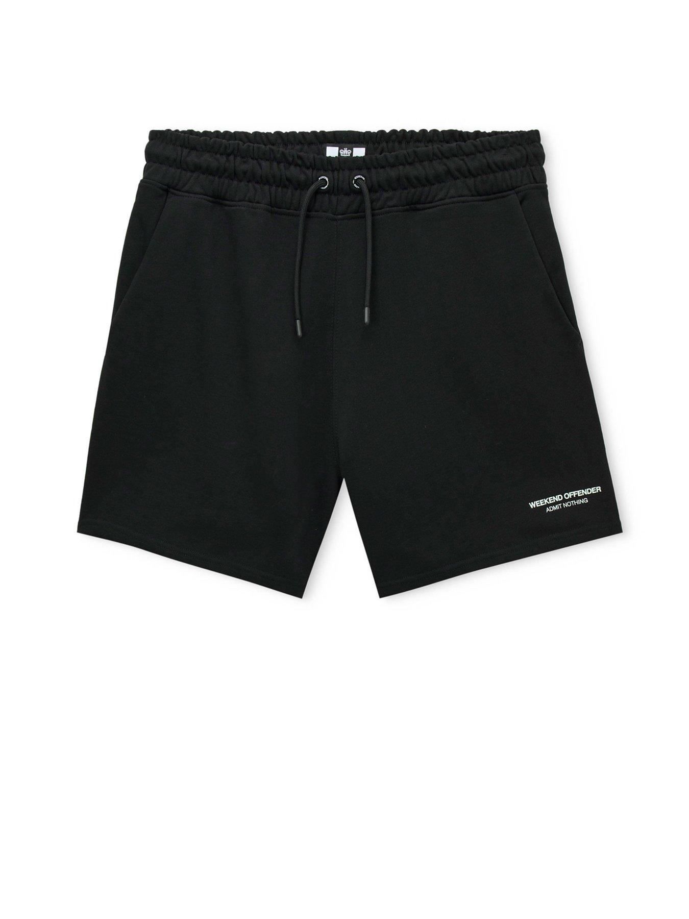 Image 4 of 6 of Weekend Offender Mytros Sweat Shorts - Black
