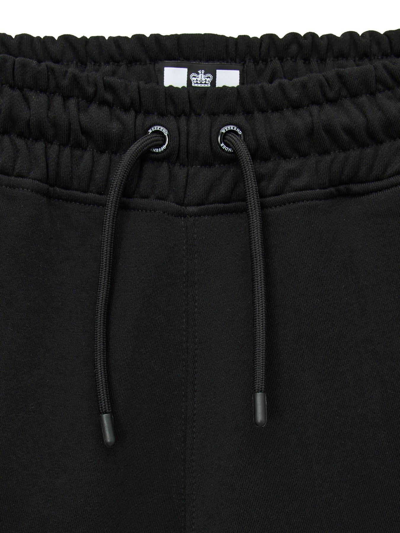Image 5 of 6 of Weekend Offender Mytros Sweat Shorts - Black