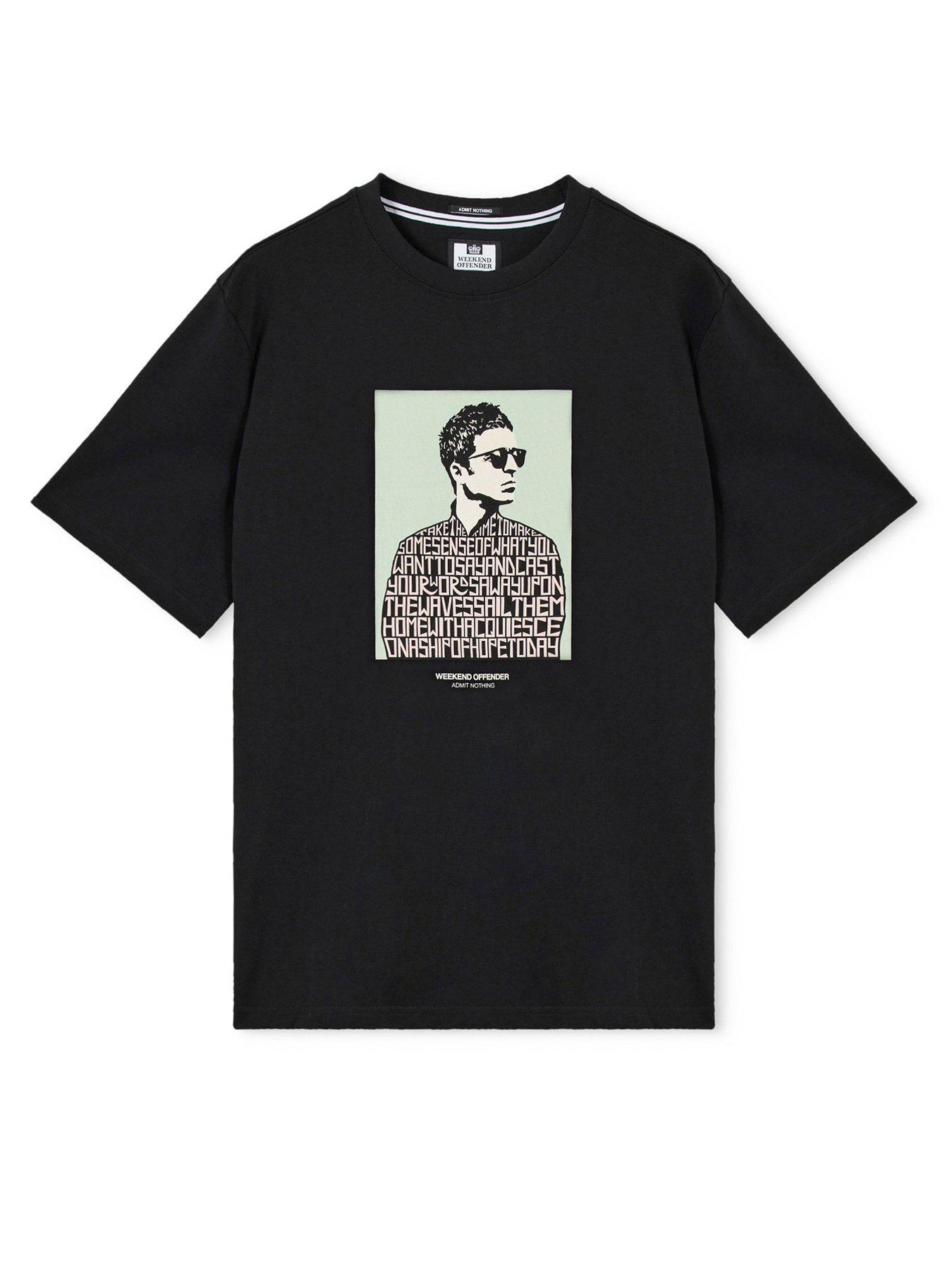 Image 4 of 5 of Weekend Offender Camden Graphic Short Sleeve T-shirt - Black