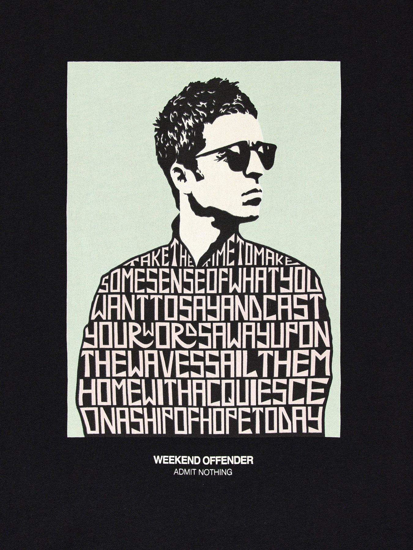 Image 5 of 5 of Weekend Offender Camden Graphic Short Sleeve T-shirt - Black