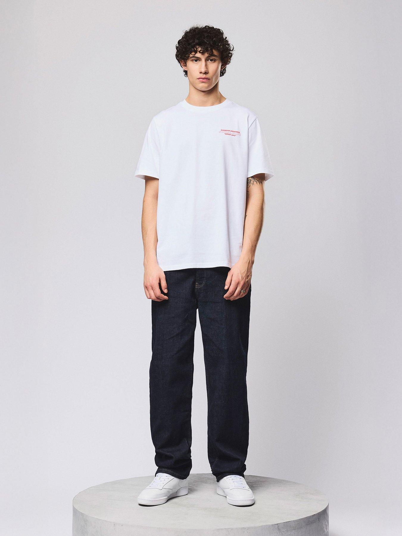 Weekend Offender Social Club Graphic Short Sleeve T-shirt - White