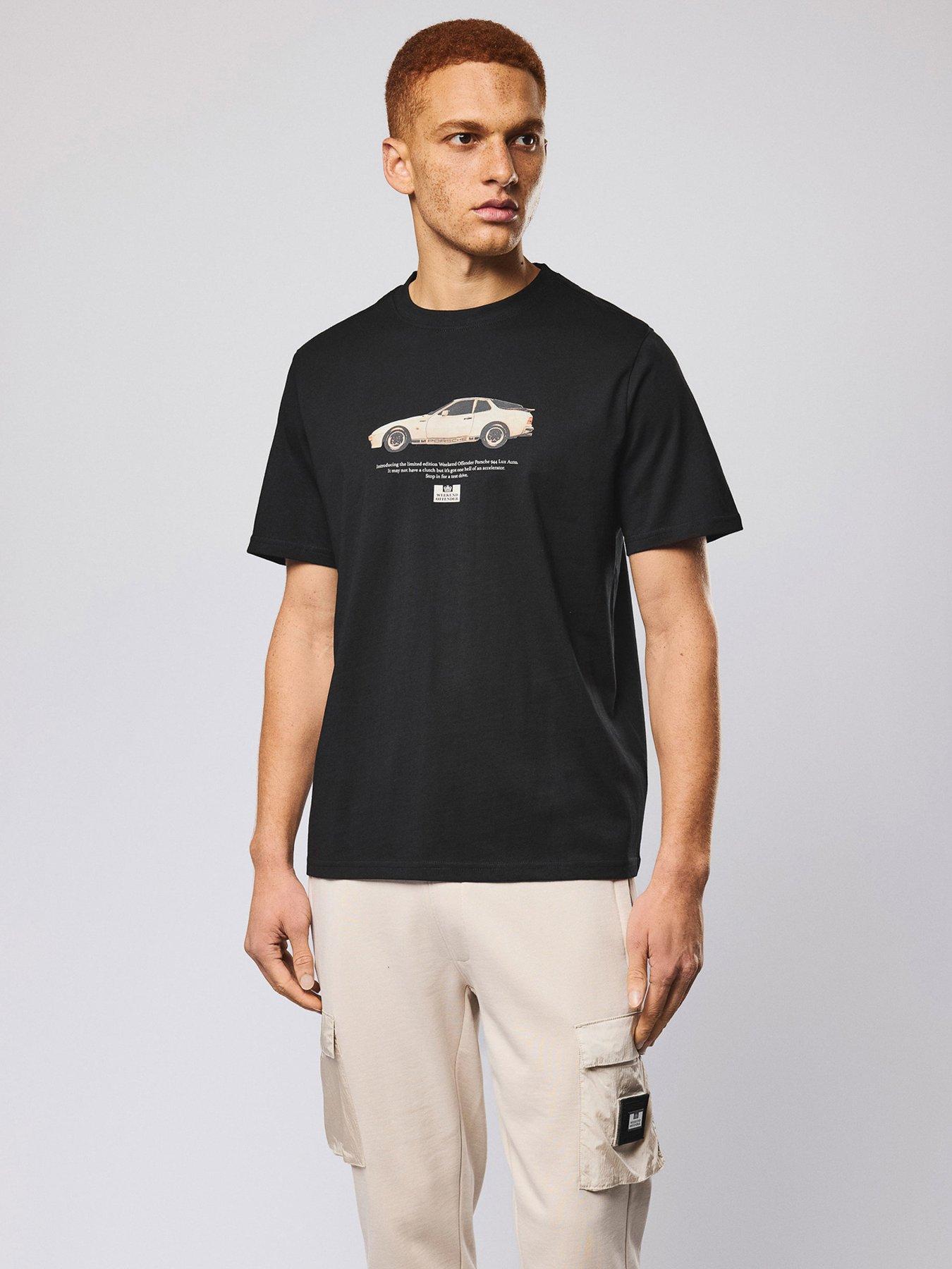 Weekend Offender 944 Graphic Short Sleeve T-shirt - Black
