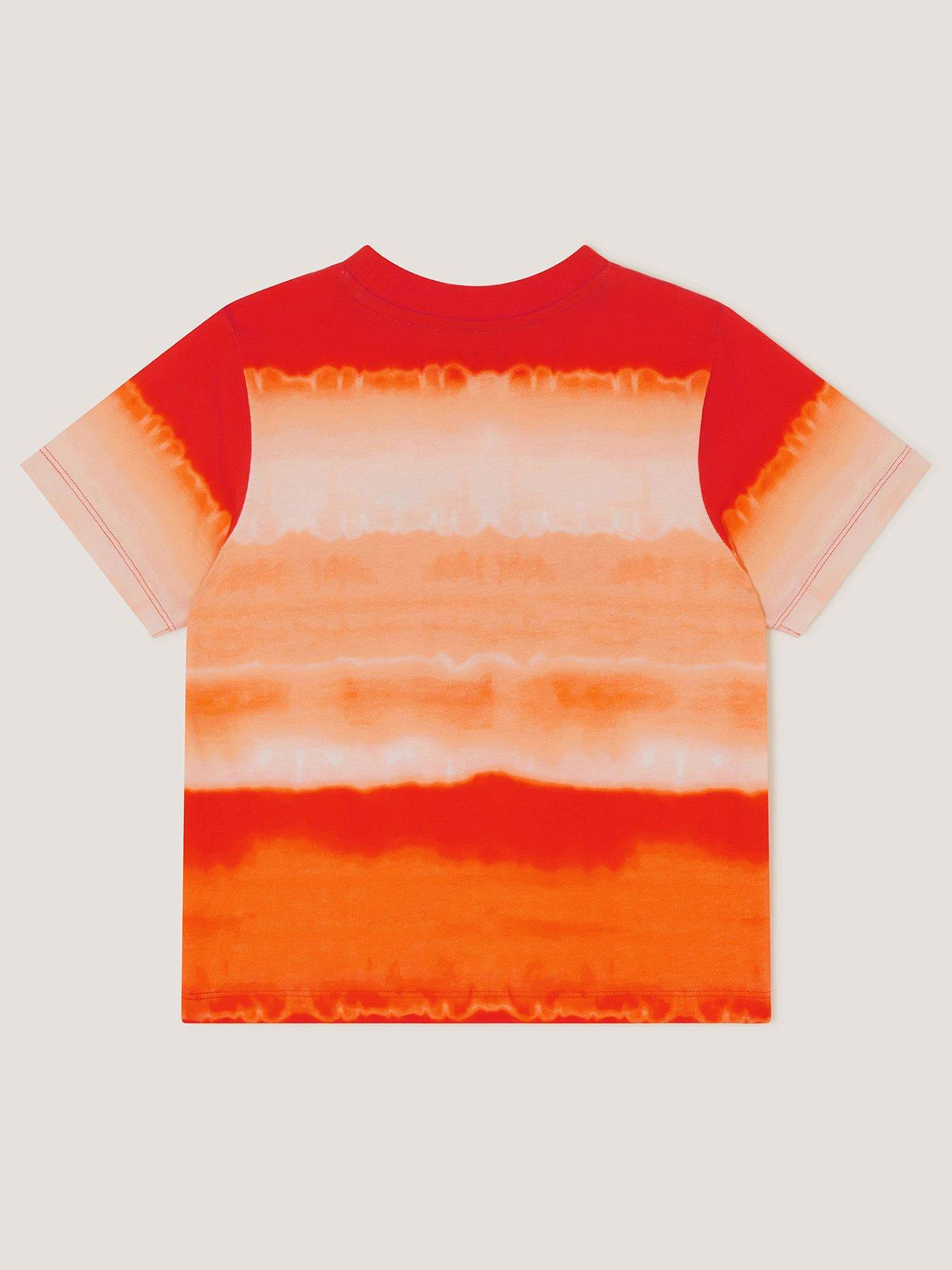 Image 3 of 4 of Monsoon Boys Fishy T-Shirt - Orange