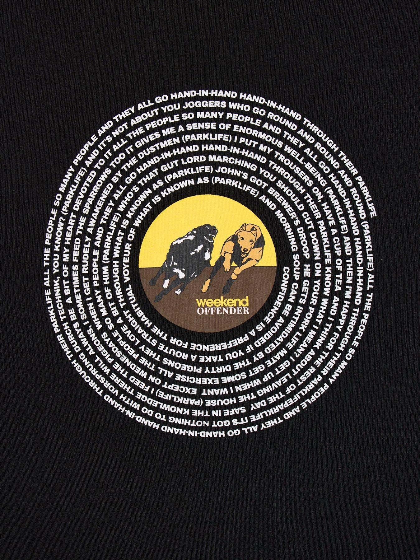 Image 5 of 5 of Weekend Offender Wansdown Graphic Short Sleeve T-shirt - Black
