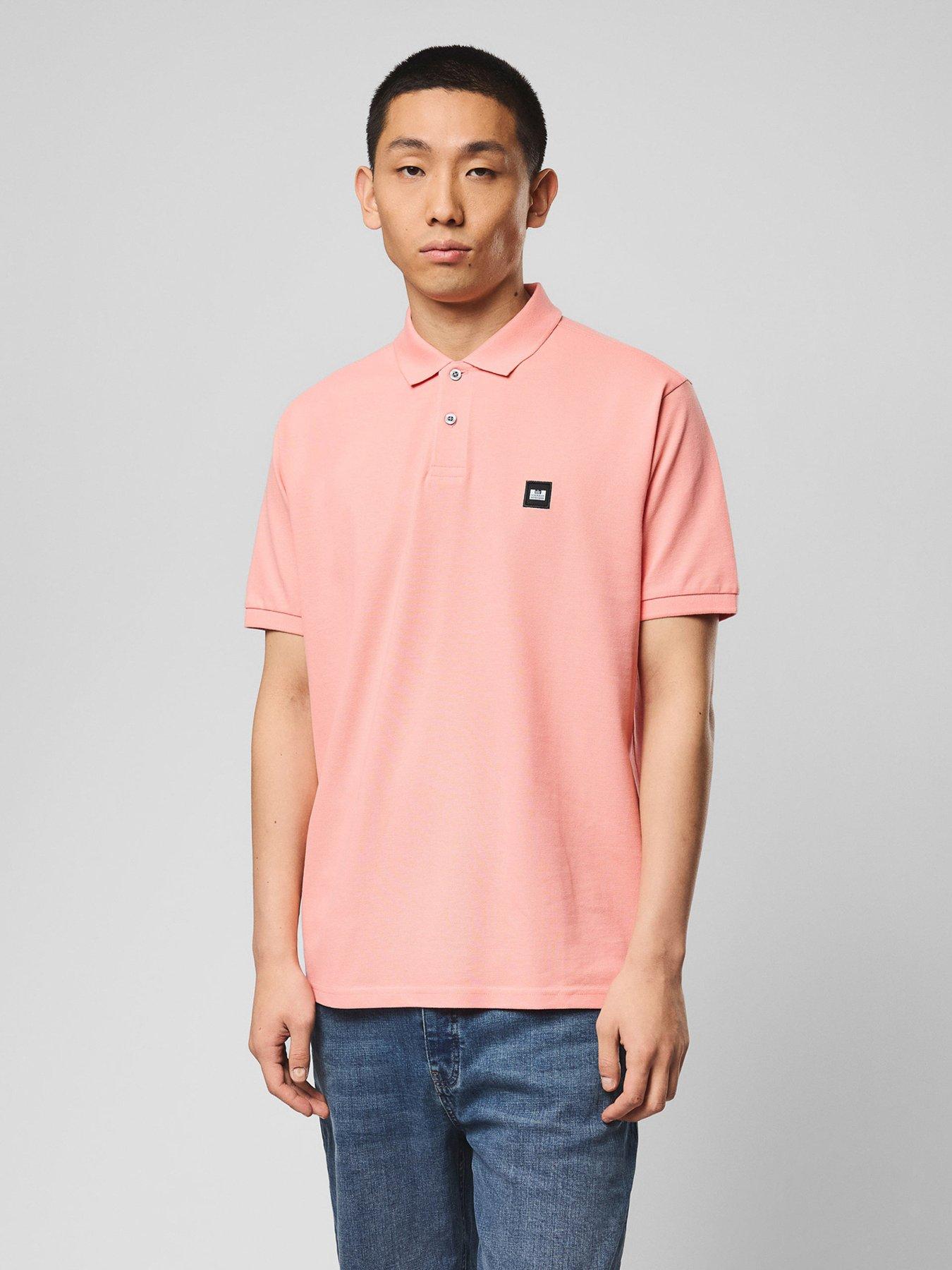 Weekend Offender Heathcote Short Sleeve Polo Shirt, Orange, Size Xl, Men